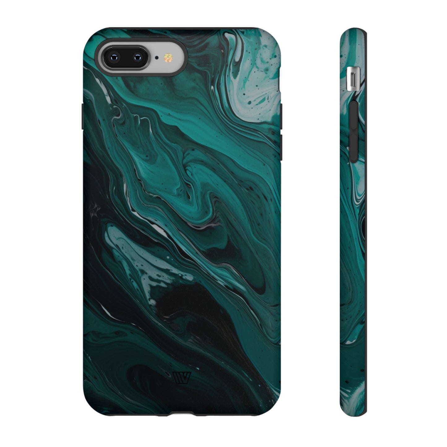 TEAL PAINT SWIRL | Tough Phone Case - Trovvve