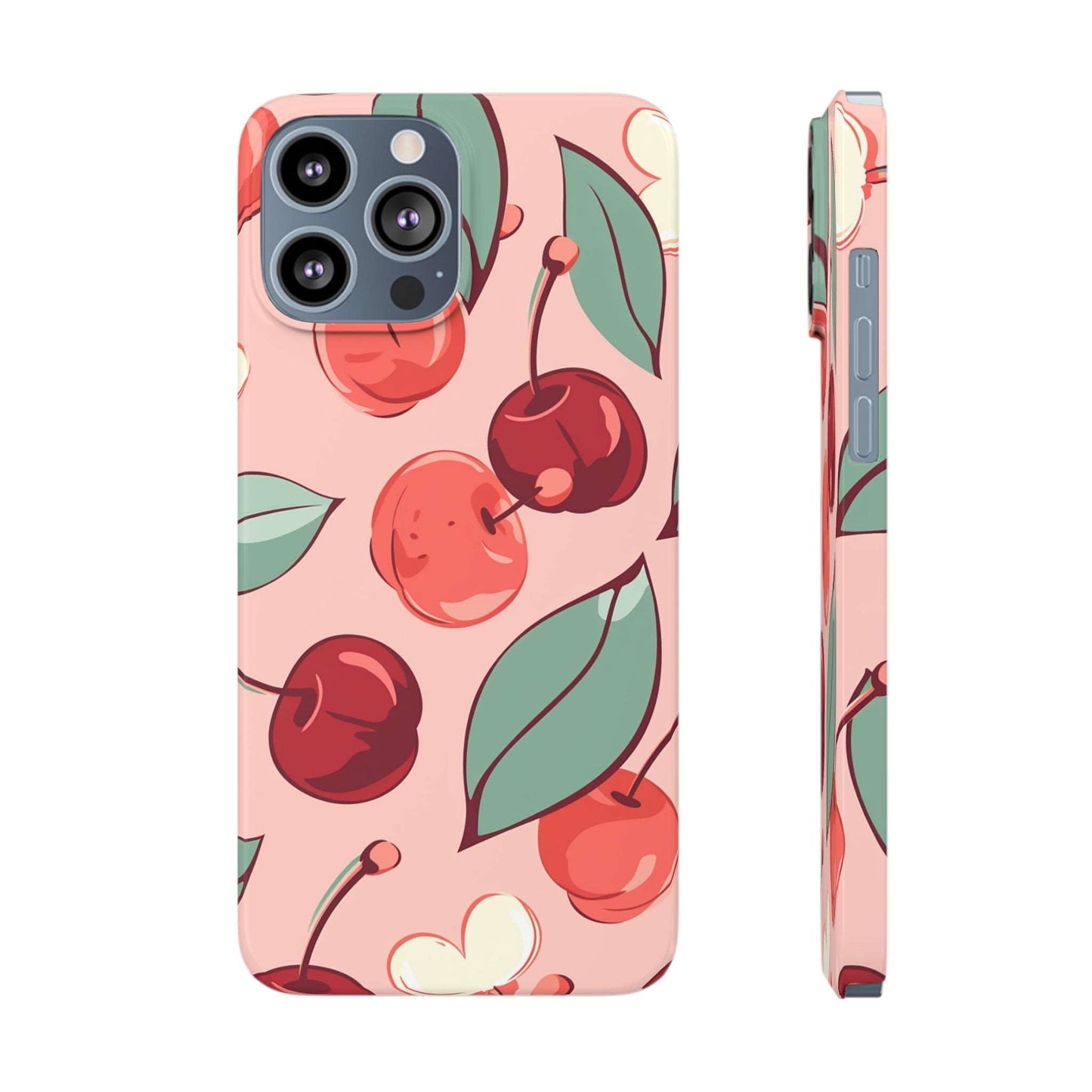 Cherry Pattern | Slim iPhone Case