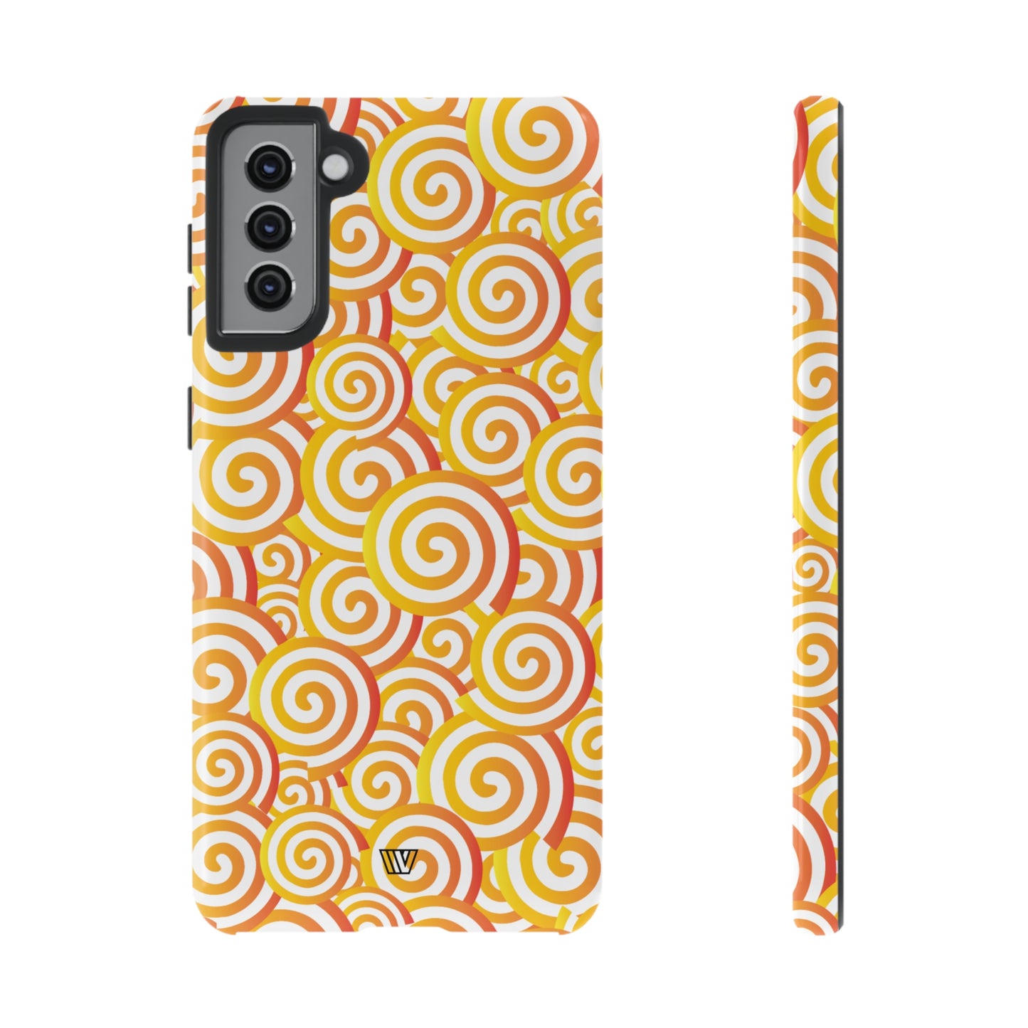 ABSTRACT SPIRAL ORANGE | Tough Phone Case - Trovvve