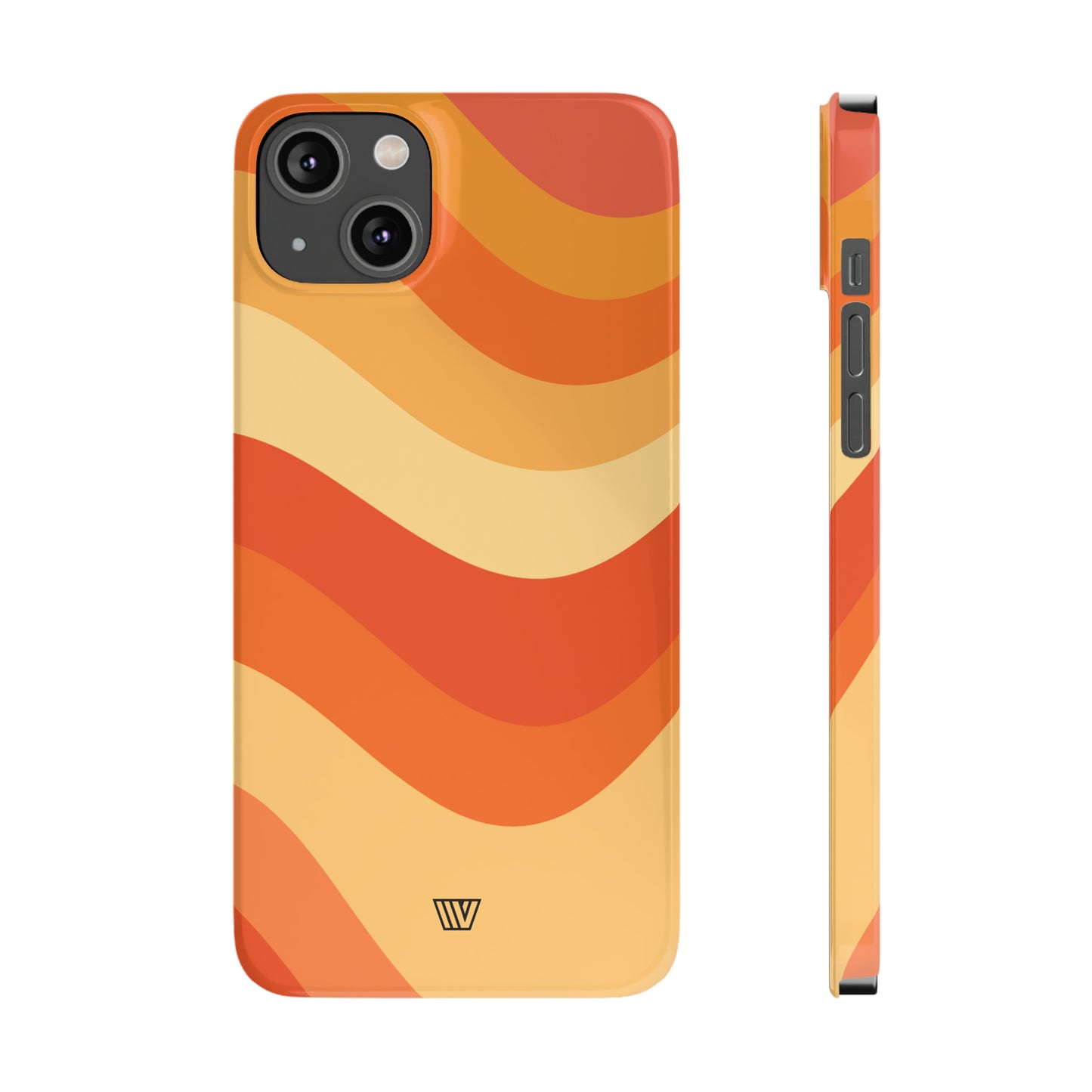 RETRO GROOVY WAVES | Slim iPhone Case - Trovvve