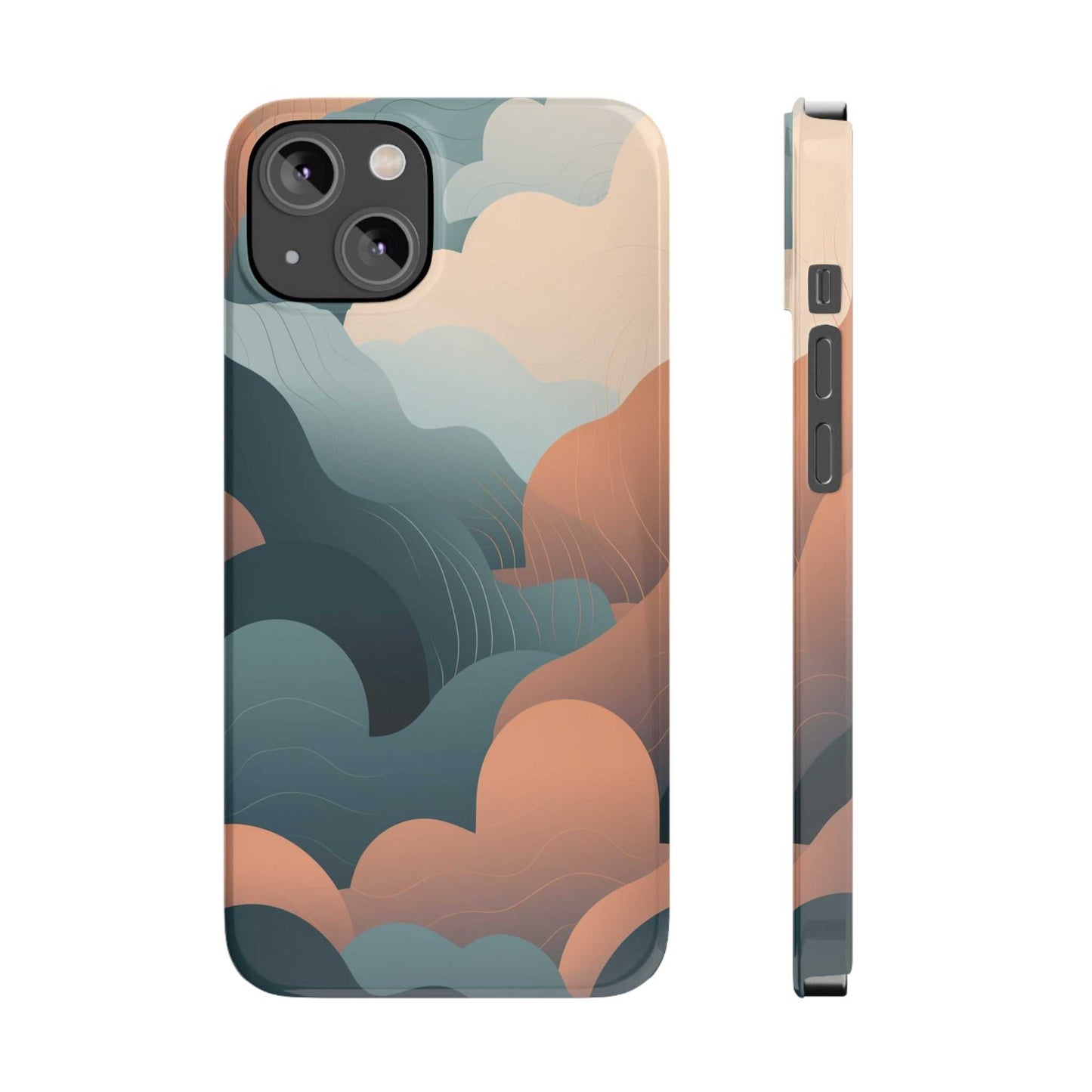 ABSTRACT FLUFFY CLOUDS | Slim iPhone Case - Trovvve