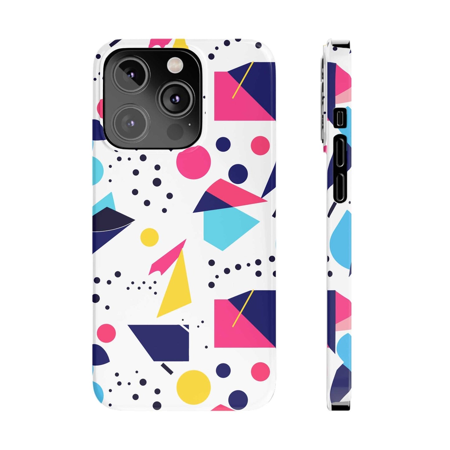 80s / 90s RETRO PATTERN LIGHT | Slim iPhone Case - Trovvve