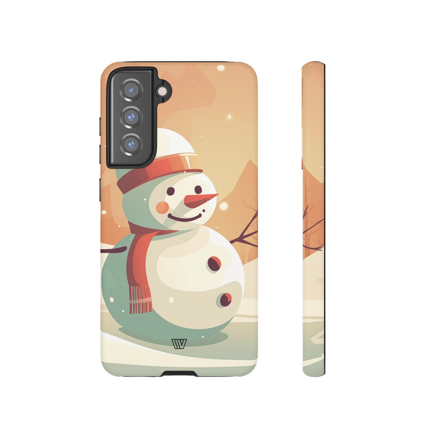 SUNSET SNOWMAN | Tough Phone Case - Trovvve