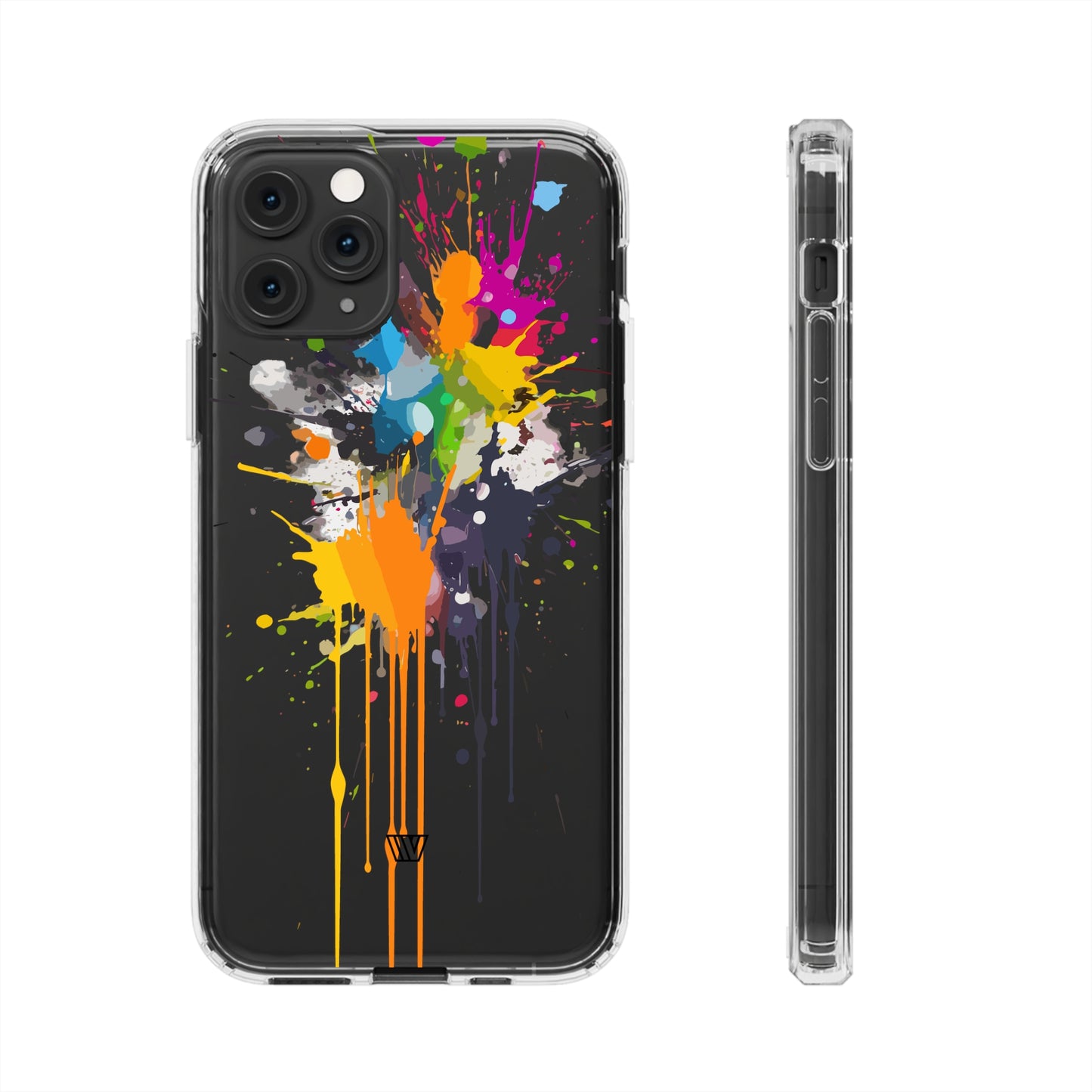 PAINT SPLATTER | Clear Phone Case