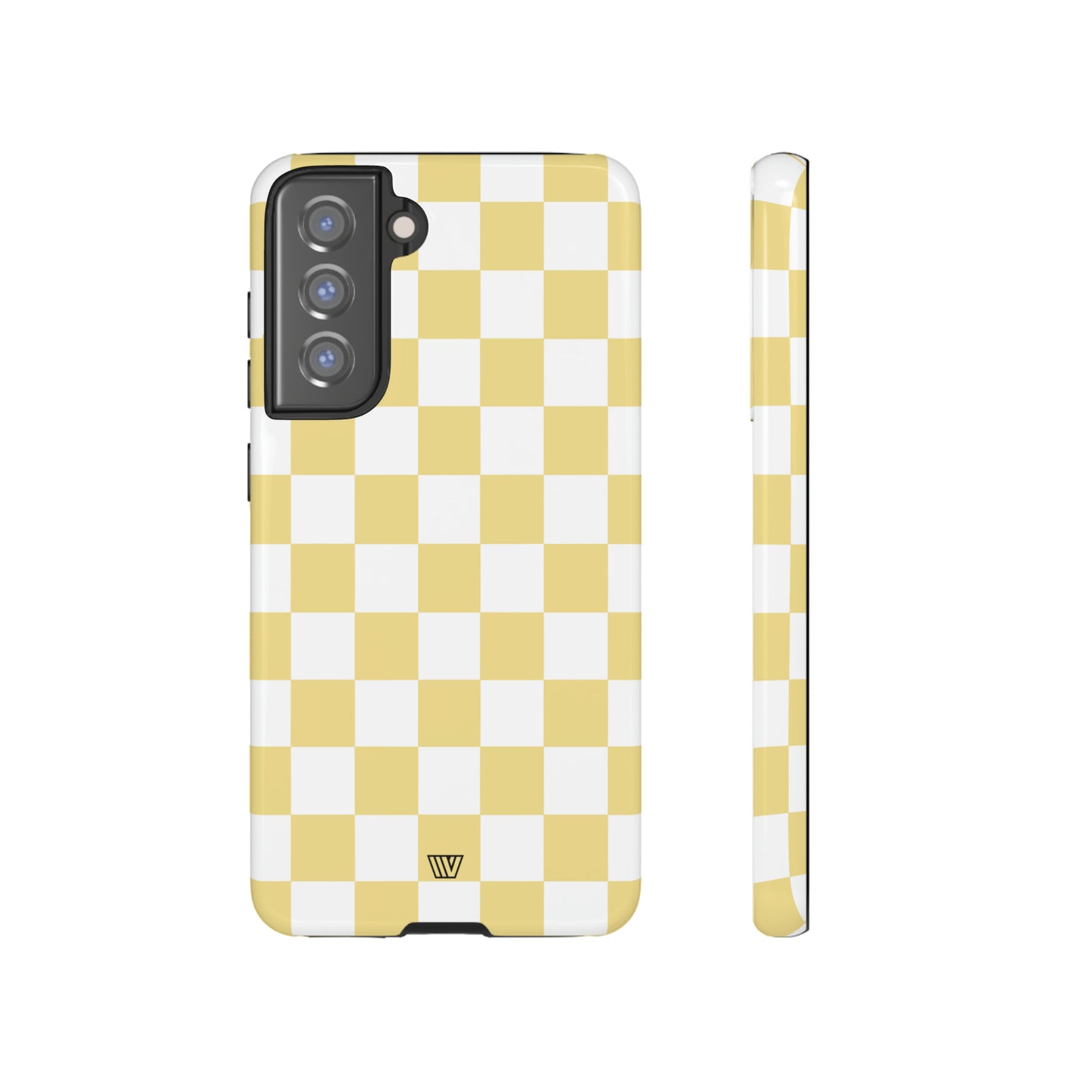 BANANA YELLOW CHECKERBOARD | Tough Phone Case - Trovvve