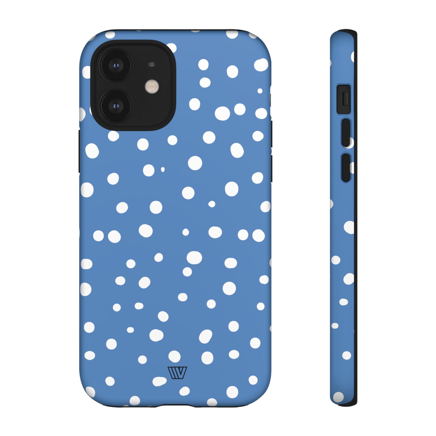 DUSTY BLUE DOTS | Tough Phone Case - Trovvve