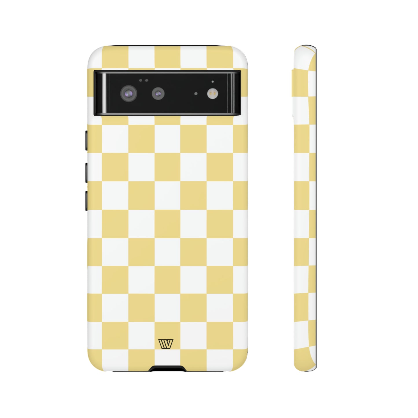 BANANA YELLOW CHECKERBOARD | Tough Phone Case - Trovvve