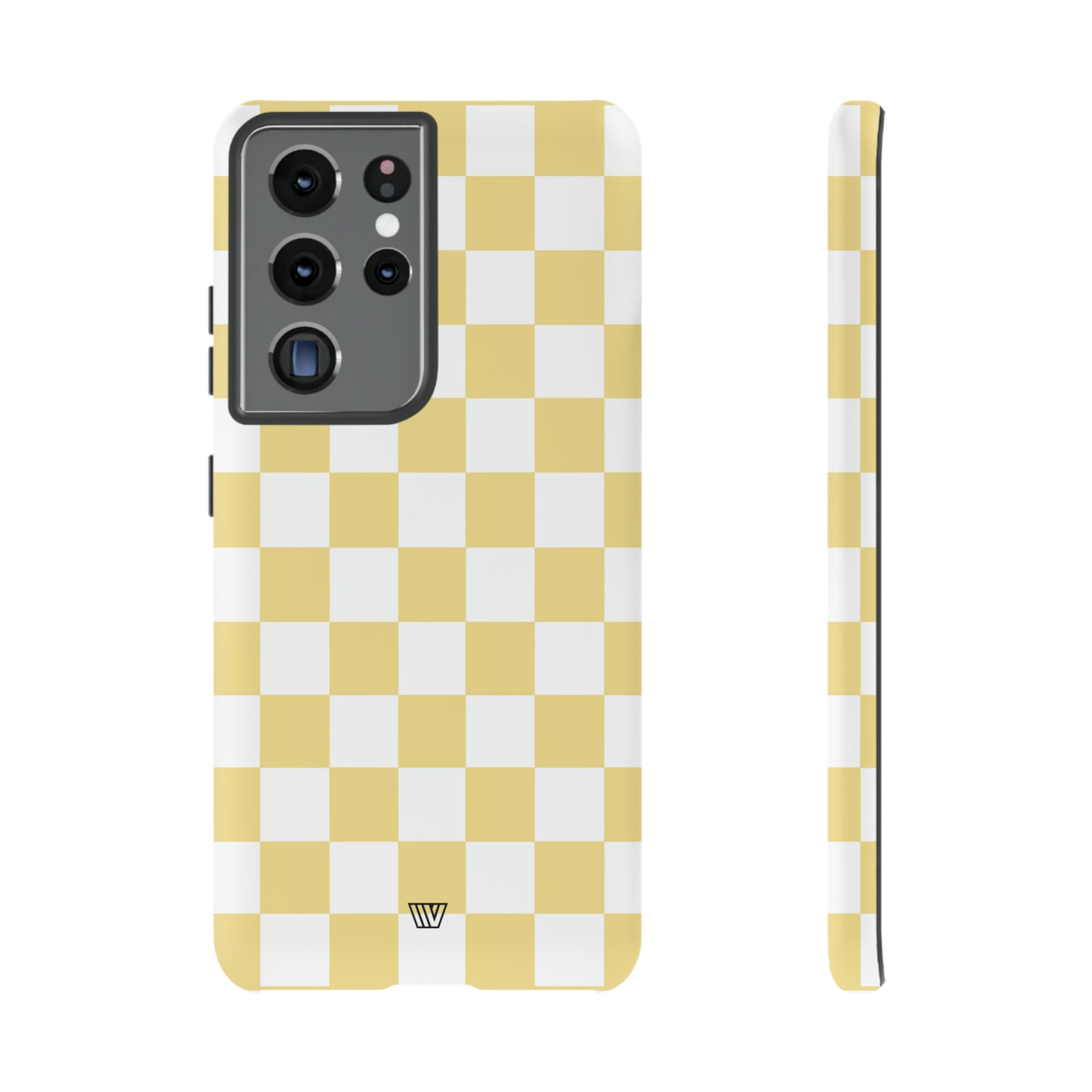 BANANA YELLOW CHECKERBOARD | Tough Phone Case - Trovvve
