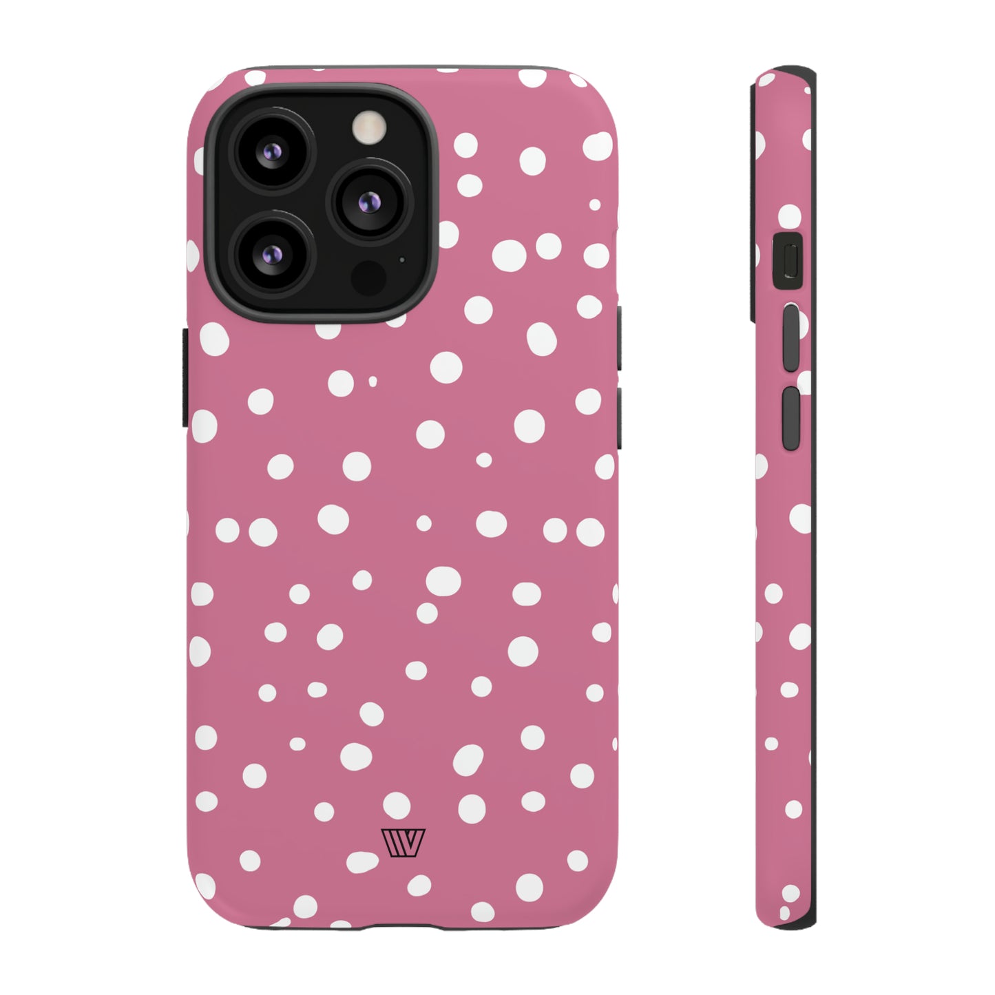 BLUSH RED DOTS | Tough Phone Case - Trovvve