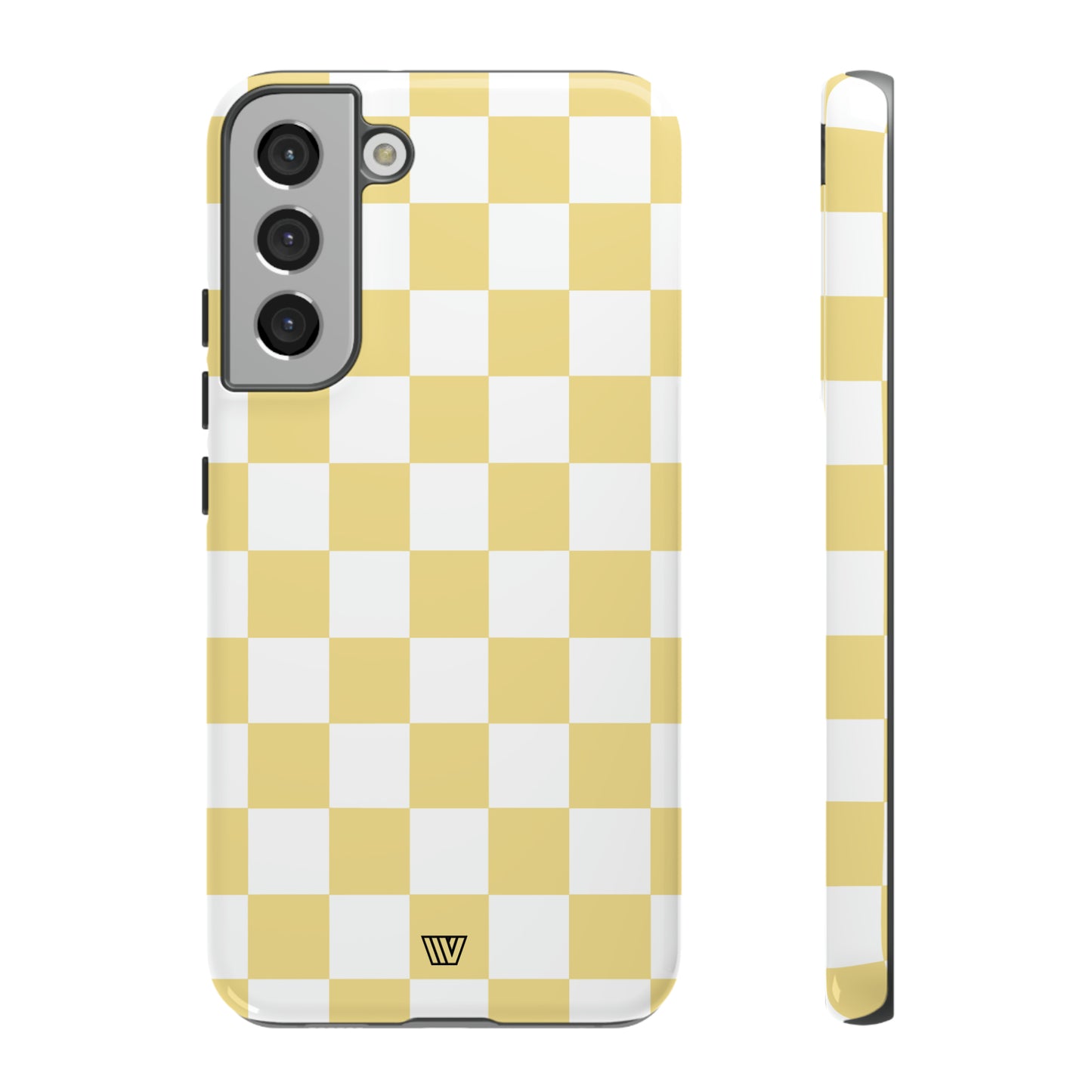 BANANA YELLOW CHECKERBOARD | Tough Phone Case - Trovvve