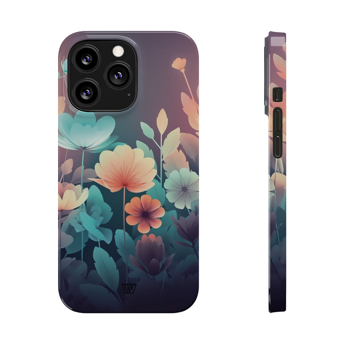 MIDNIGHT FLOWERS | Slim iPhone Case - Trovvve