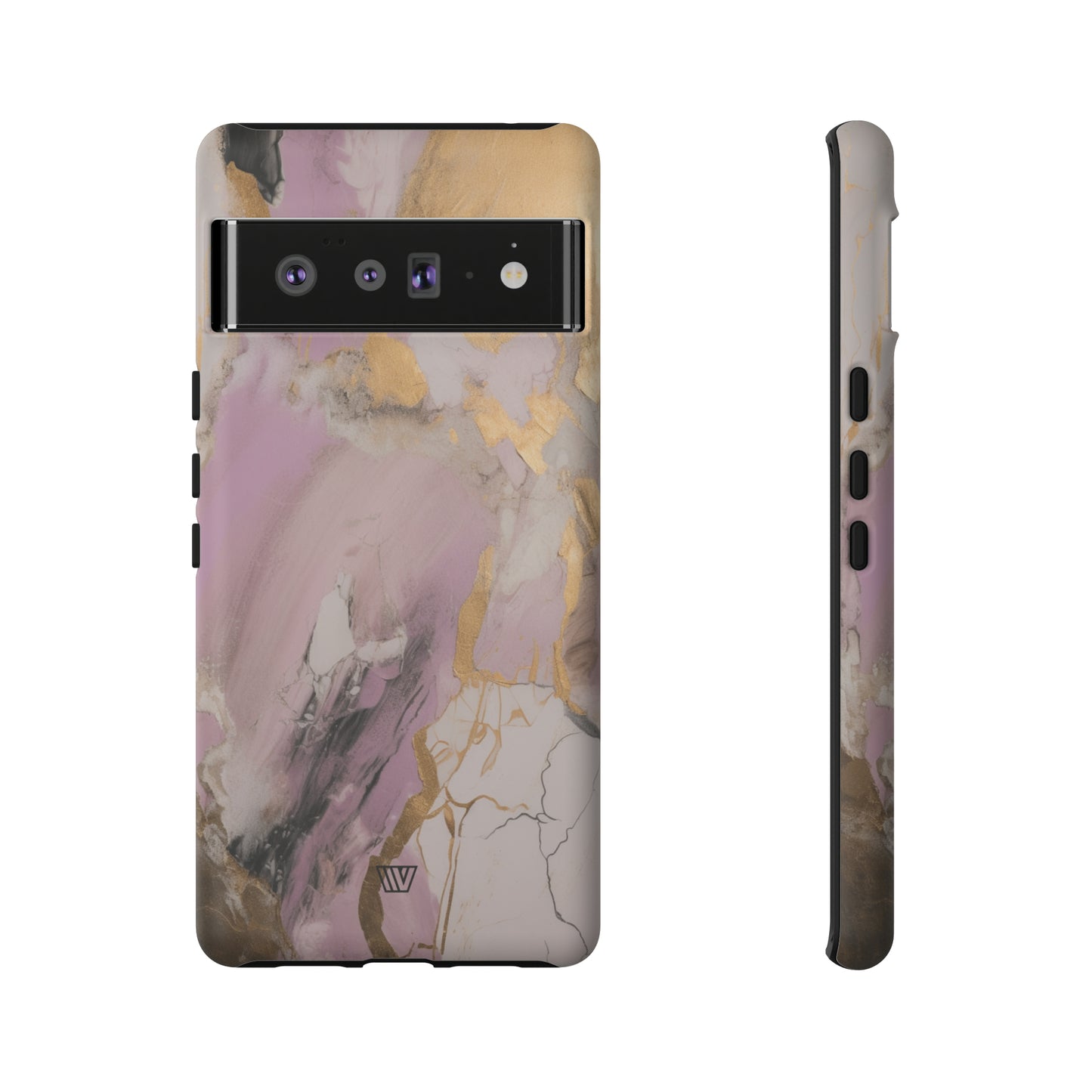 GOLD PINK ABSTRACT PAINTING | Tough Phone Case - Trovvve