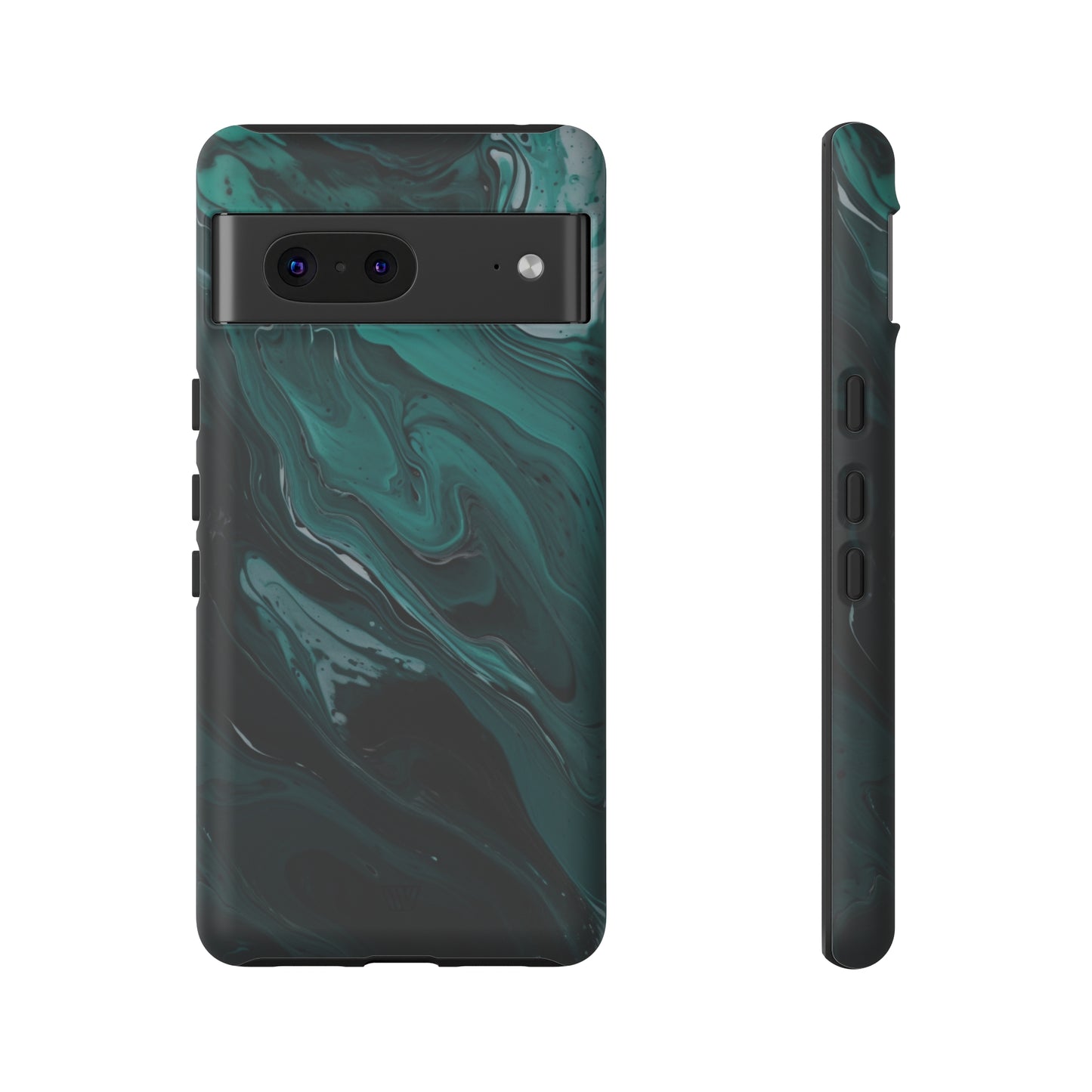 TEAL PAINT SWIRL | Tough Phone Case - Trovvve