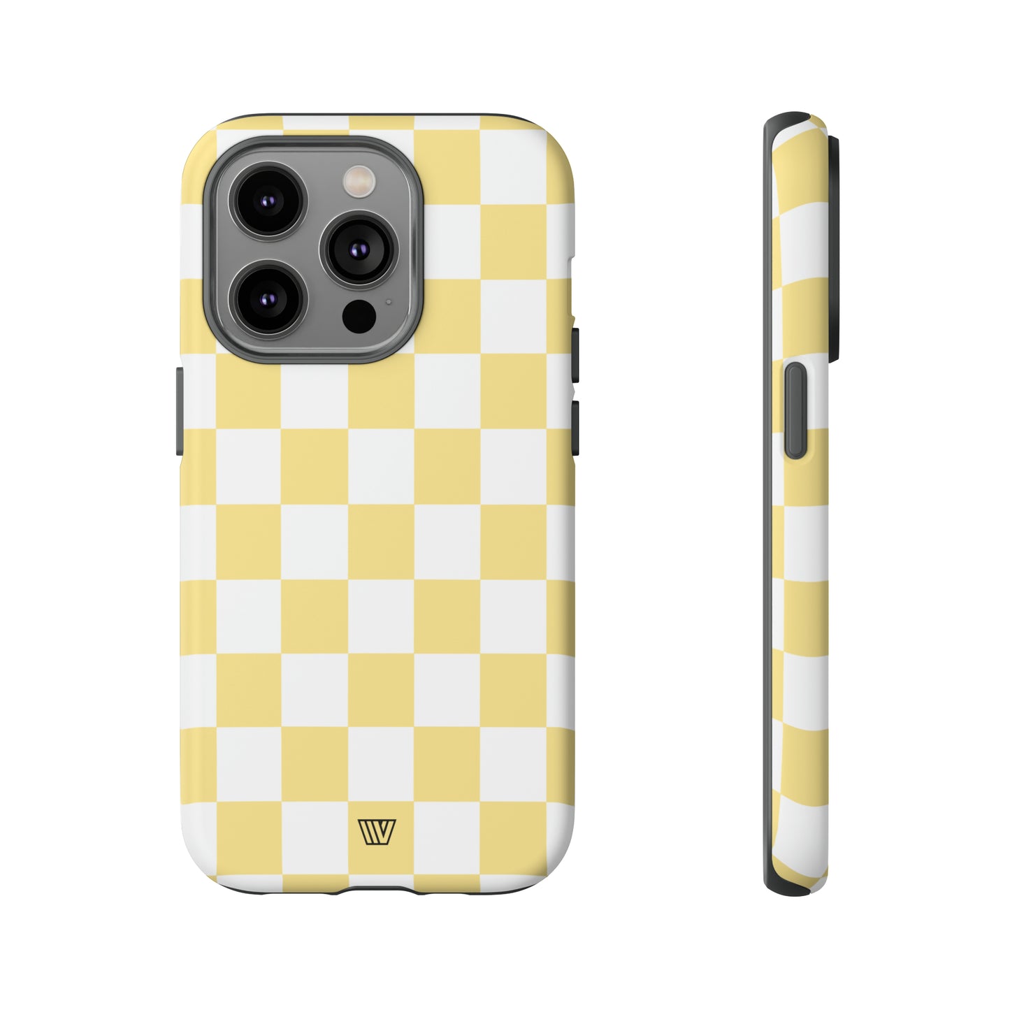 BANANA YELLOW CHECKERBOARD | Tough Phone Case - Trovvve
