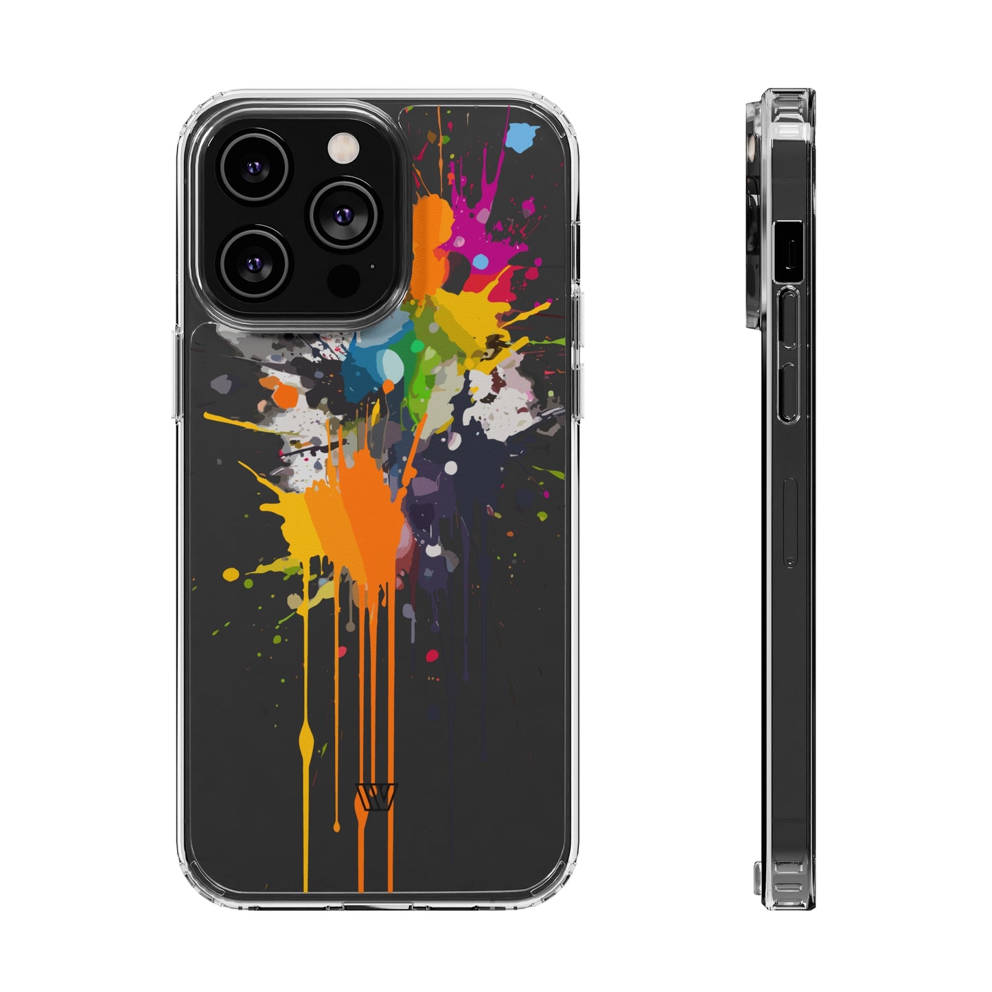 PAINT SPLATTER | Clear Phone Case