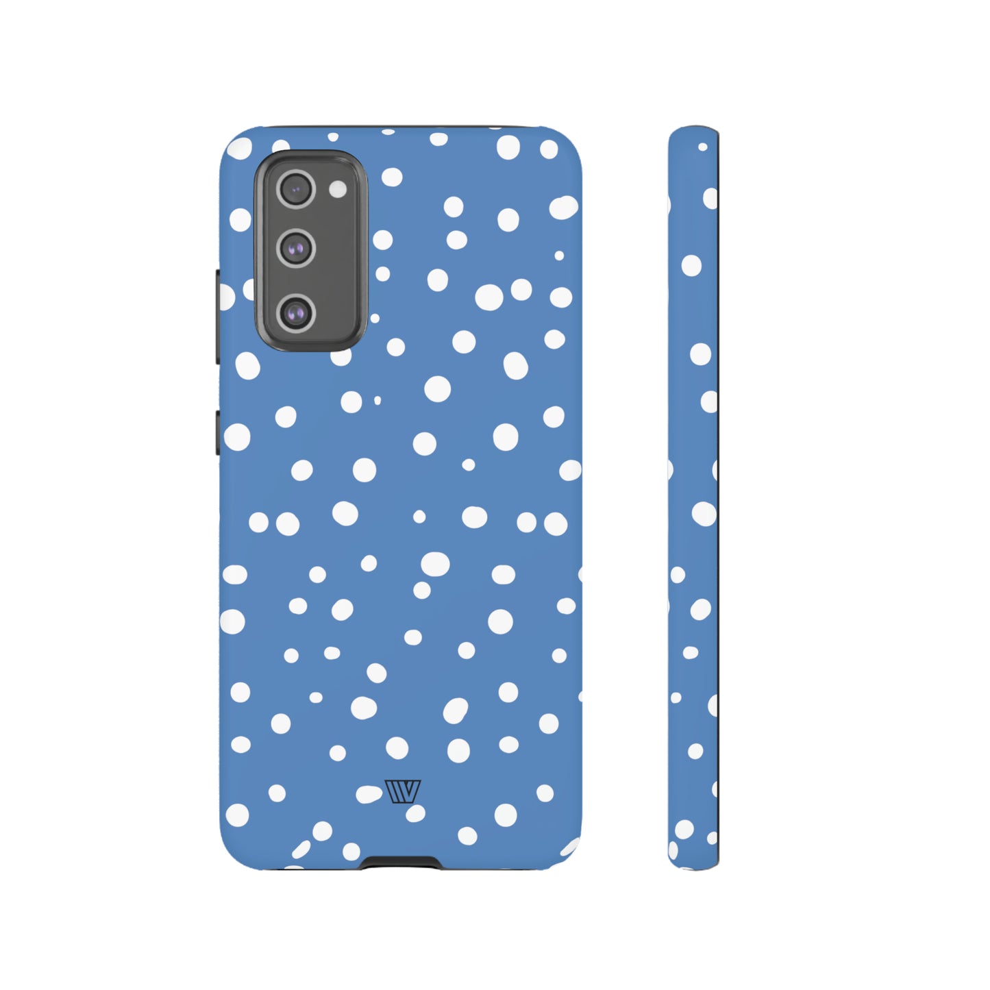 DUSTY BLUE DOTS | Tough Phone Case - Trovvve