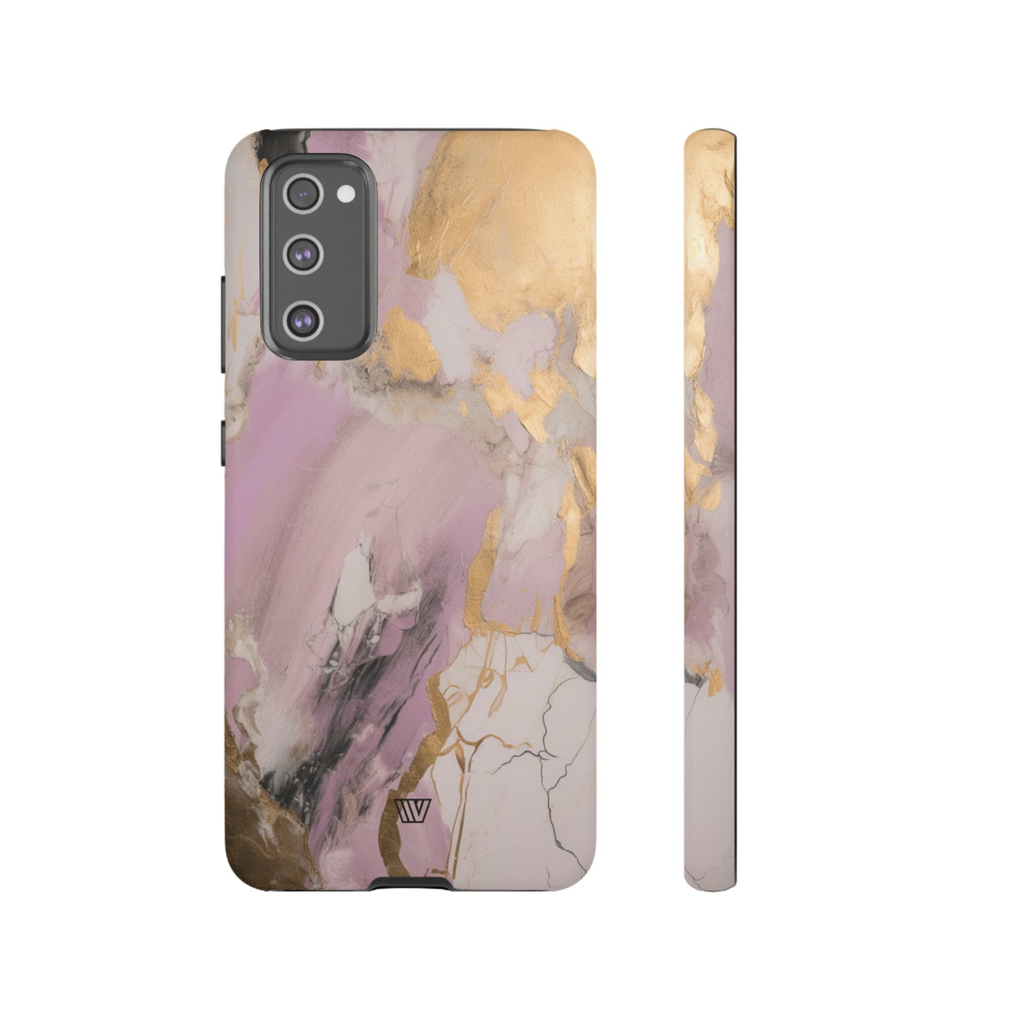 GOLD PINK ABSTRACT PAINTING | Tough Phone Case - Trovvve