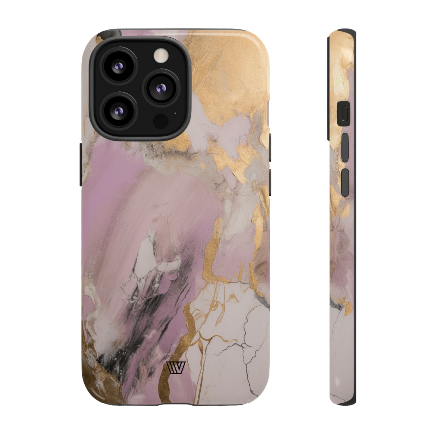GOLD PINK ABSTRACT PAINTING | Tough Phone Case - Trovvve