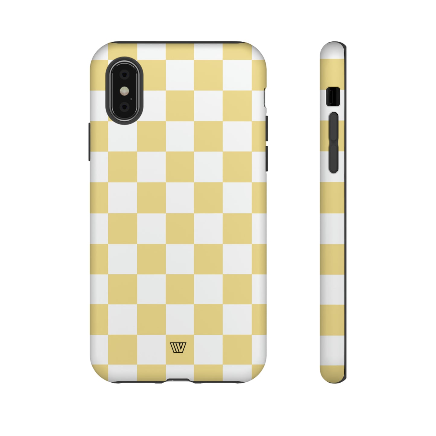BANANA YELLOW CHECKERBOARD | Tough Phone Case - Trovvve