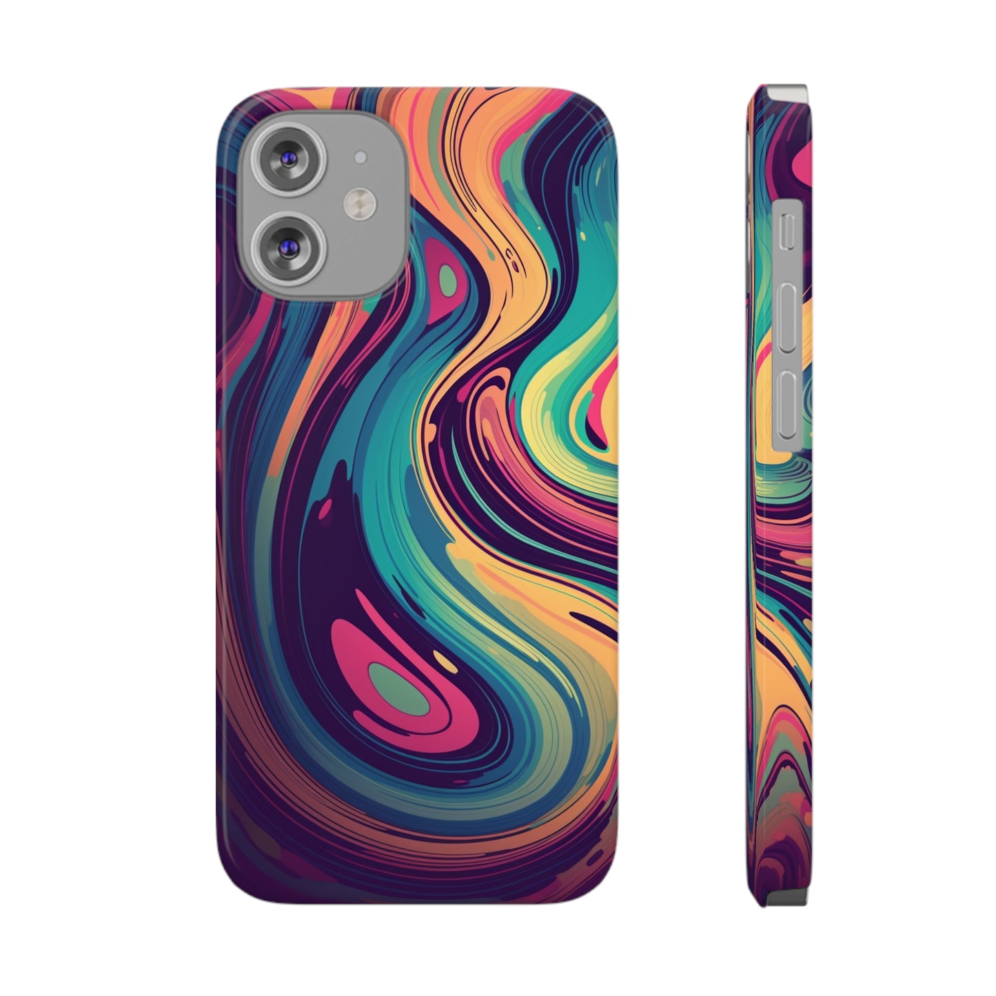 COSMIC LIQUID SWIRL | | Slim iPhone Case - Trovvve