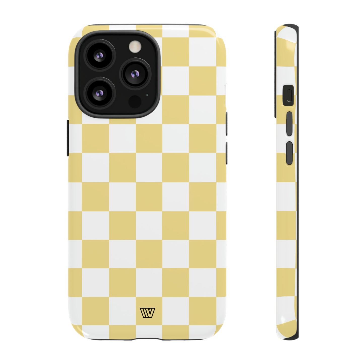 BANANA YELLOW CHECKERBOARD | Tough Phone Case - Trovvve