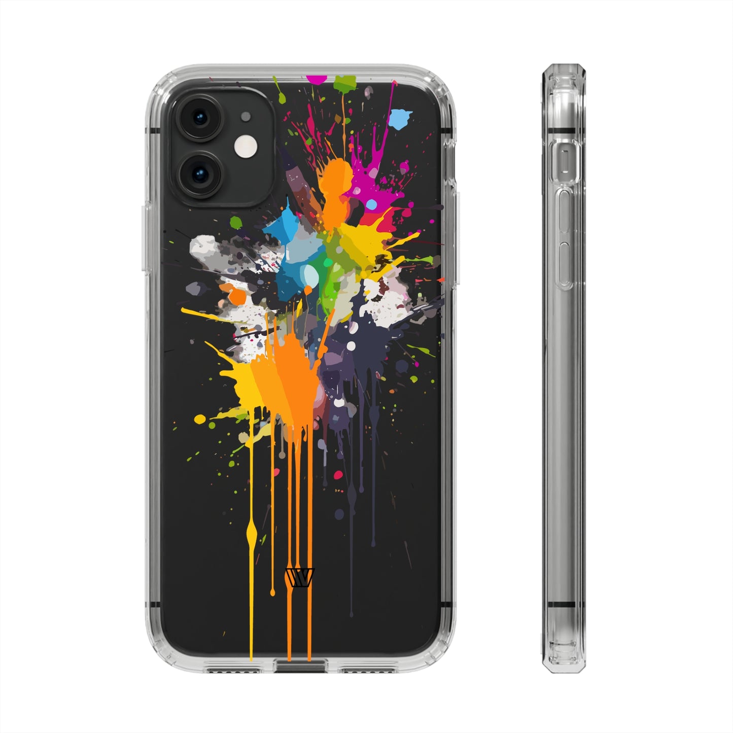 PAINT SPLATTER | Clear Phone Case