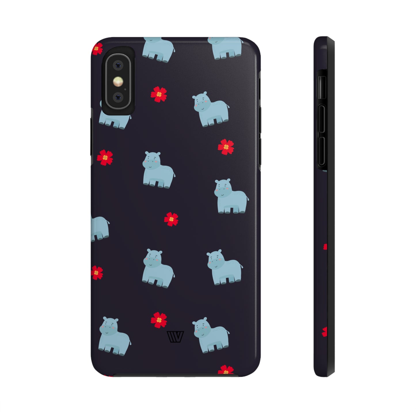 HIPPO PATTERN | Tough iPhone Case - Trovvve