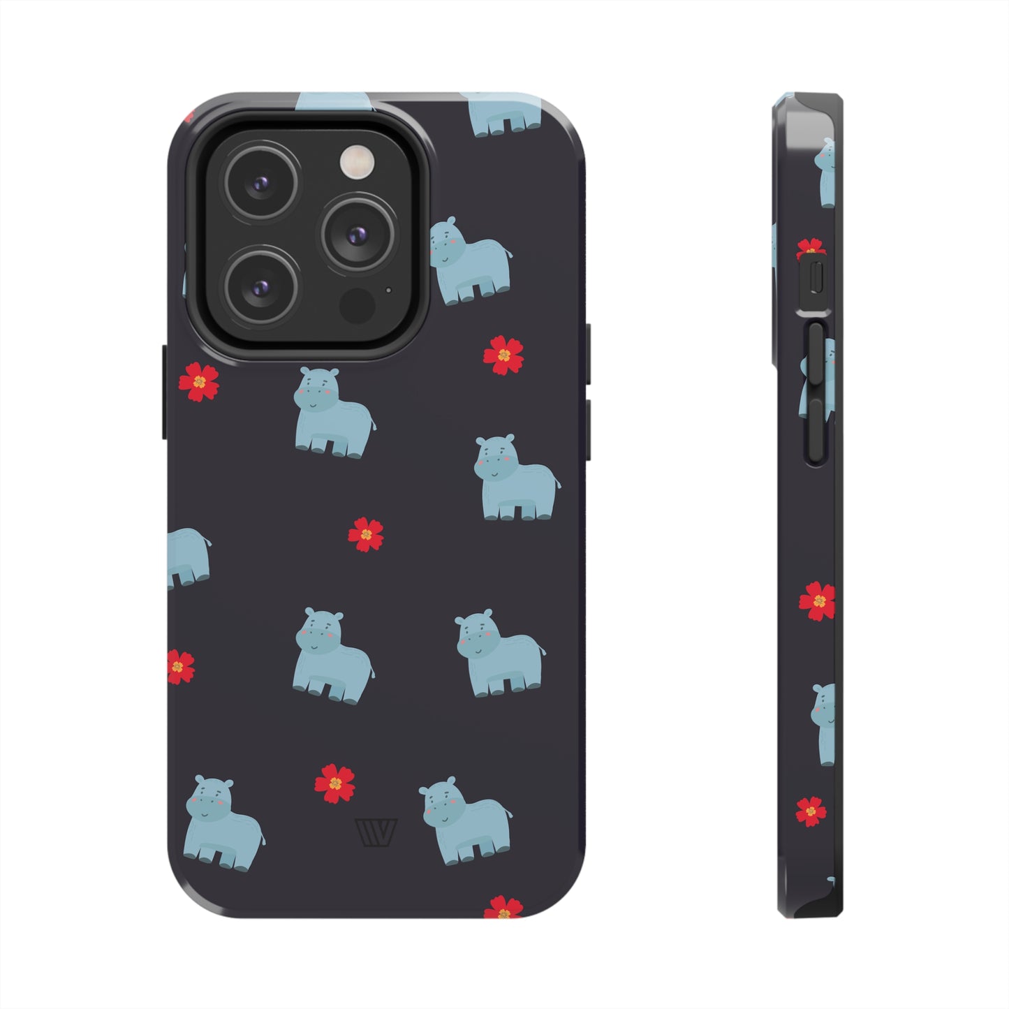 HIPPO PATTERN | Tough iPhone Case - Trovvve