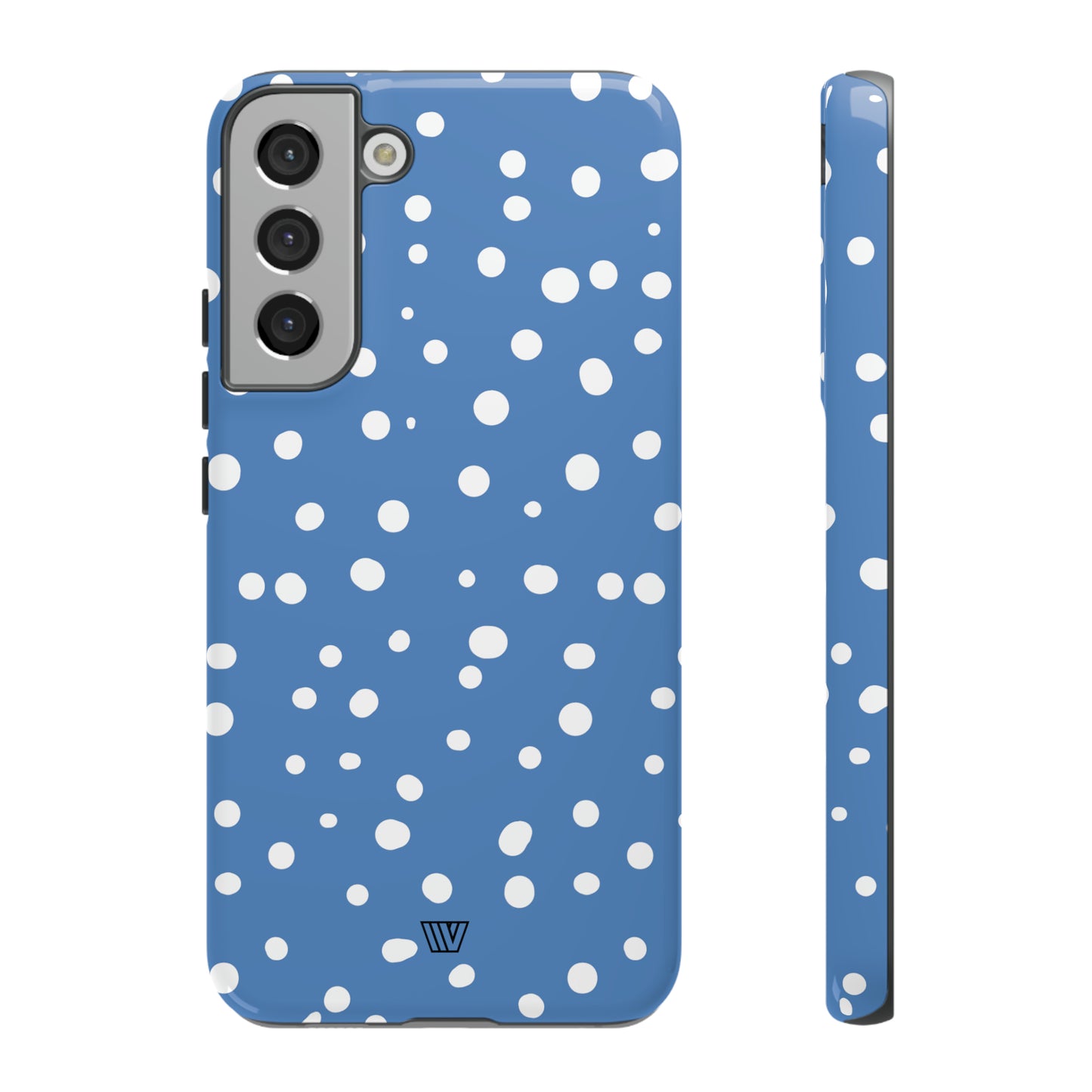 DUSTY BLUE DOTS | Tough Phone Case - Trovvve