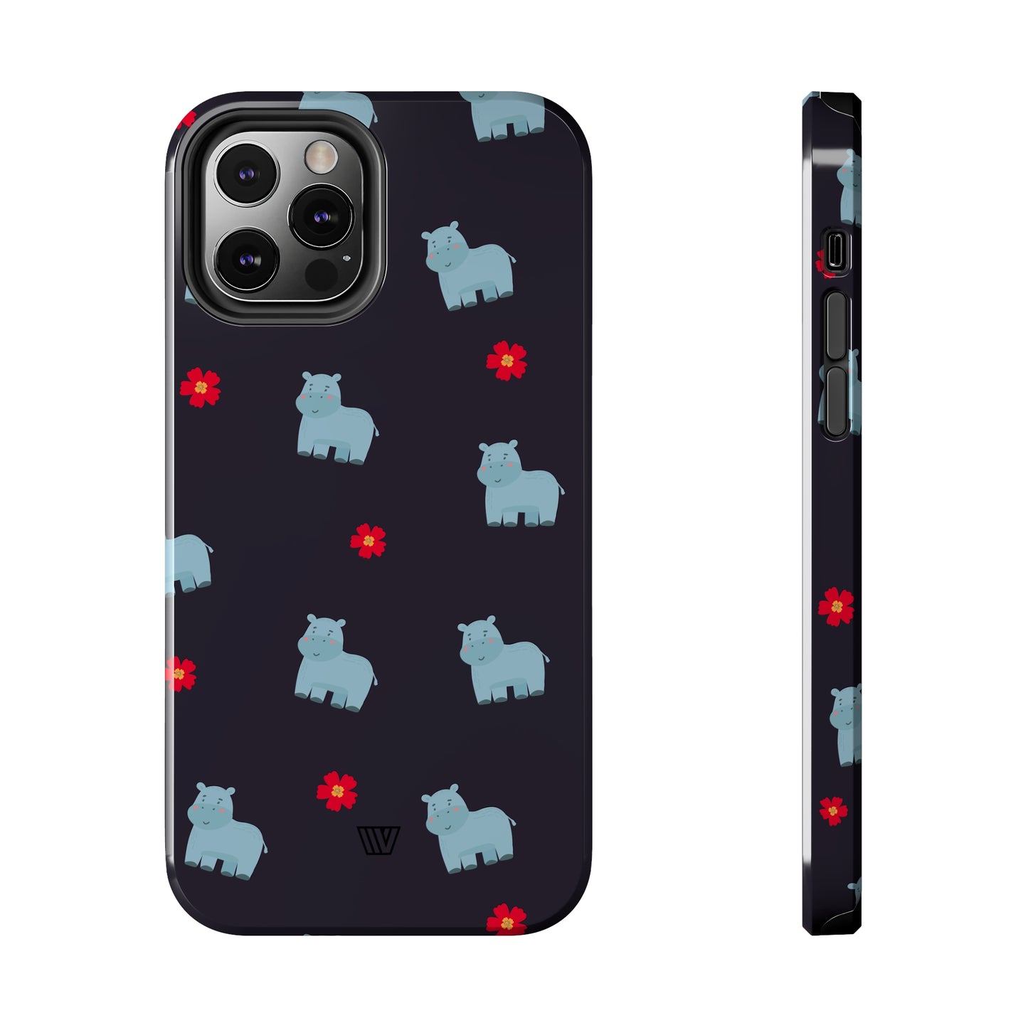 HIPPO PATTERN | Tough iPhone Case - Trovvve