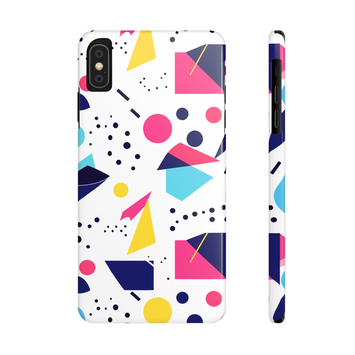 80s / 90s RETRO PATTERN LIGHT | Slim iPhone Case - Trovvve