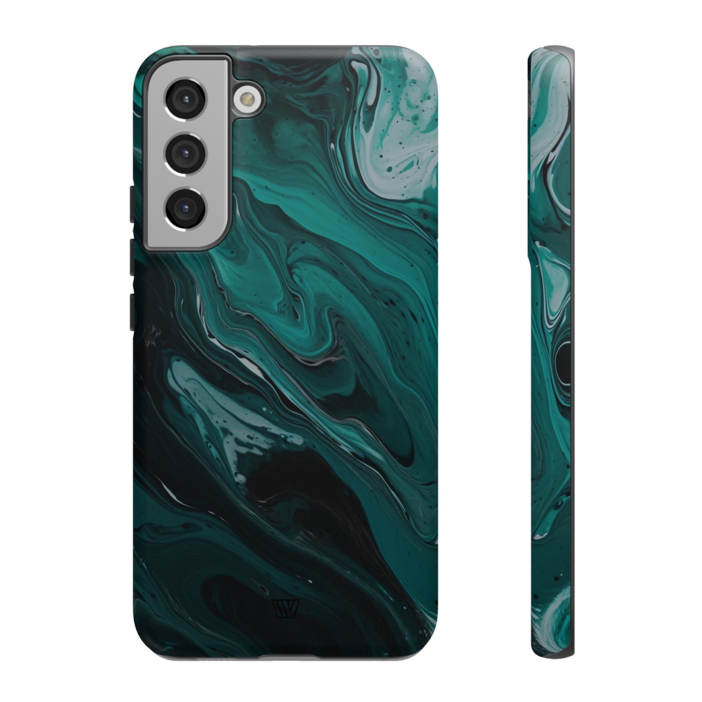 TEAL PAINT SWIRL | Tough Phone Case - Trovvve