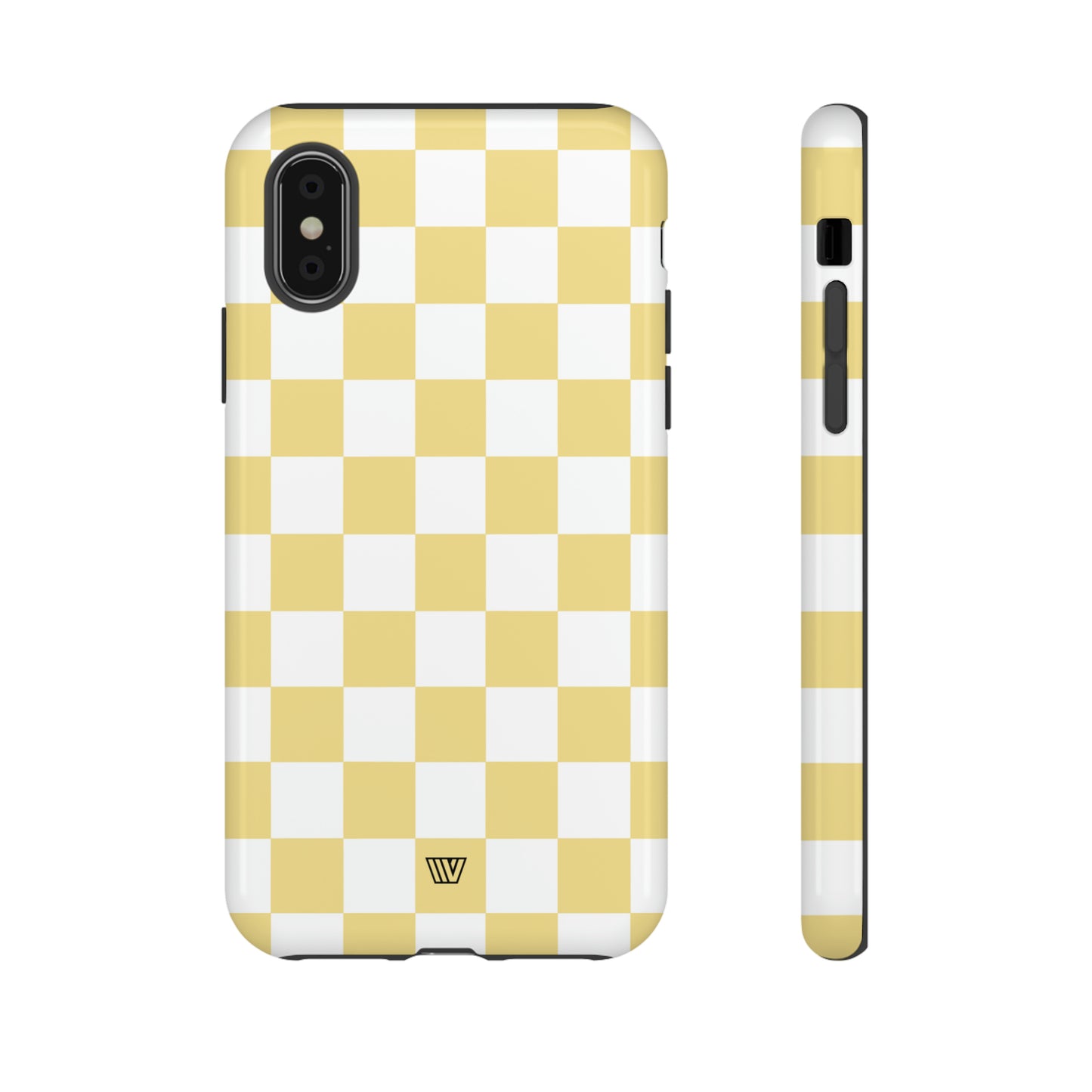 BANANA YELLOW CHECKERBOARD | Tough Phone Case - Trovvve