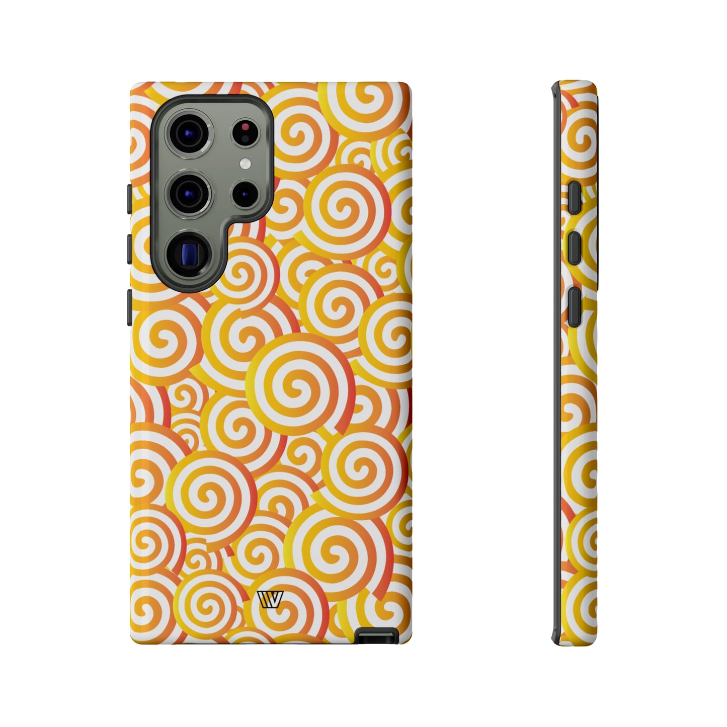 ABSTRACT SPIRAL ORANGE | Tough Phone Case - Trovvve
