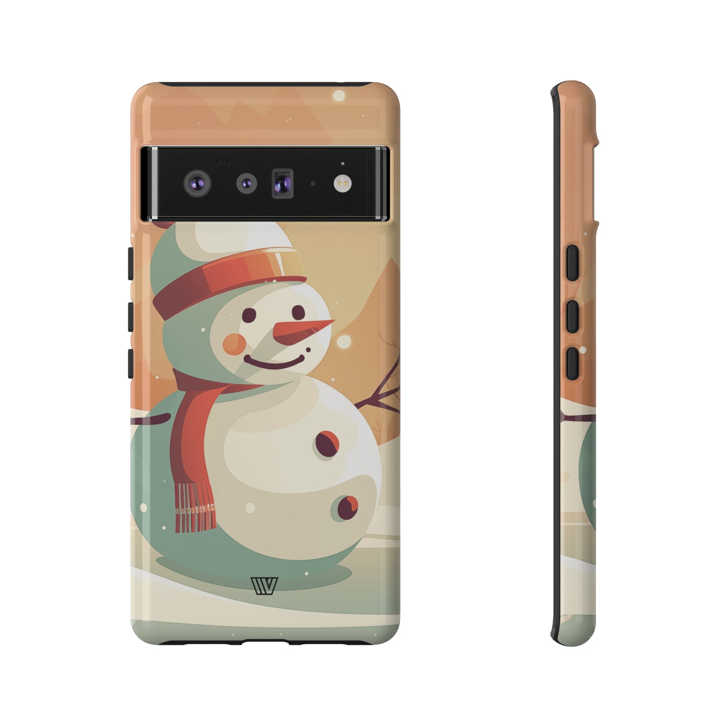 SUNSET SNOWMAN | Tough Phone Case - Trovvve