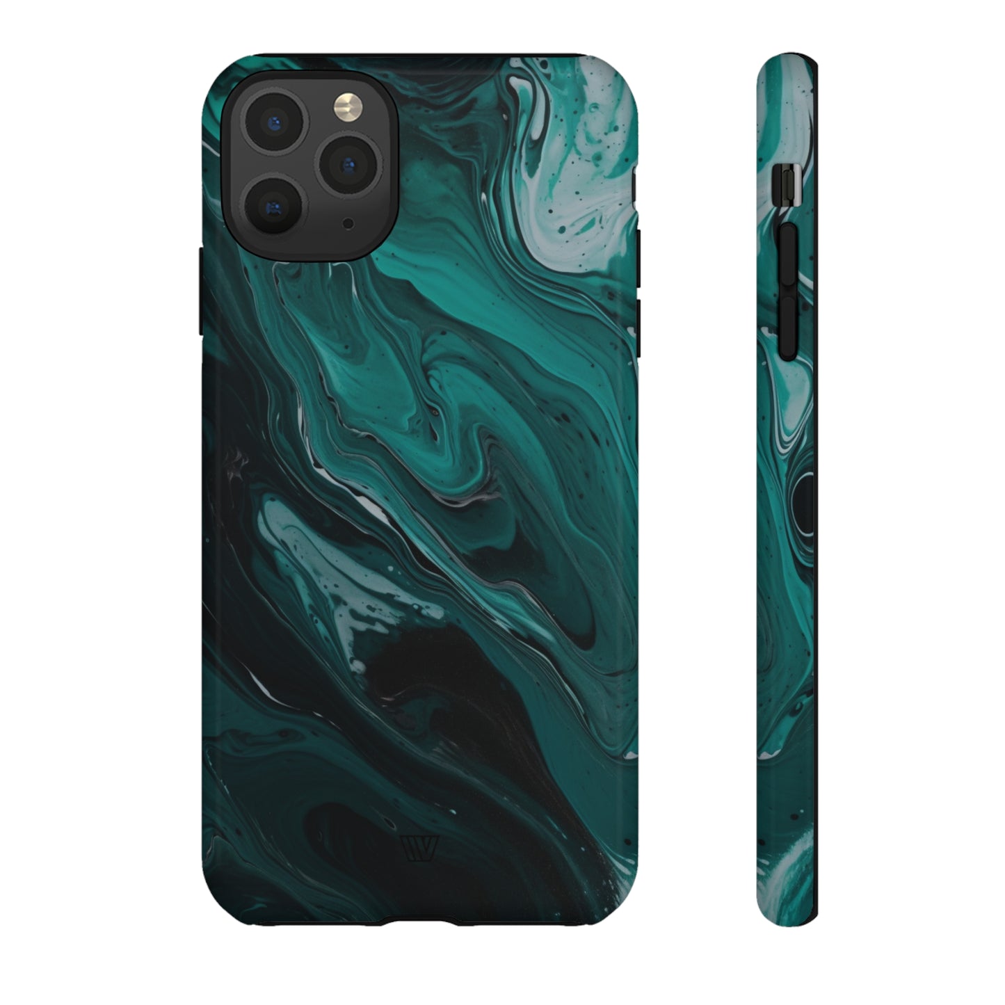 TEAL PAINT SWIRL | Tough Phone Case - Trovvve