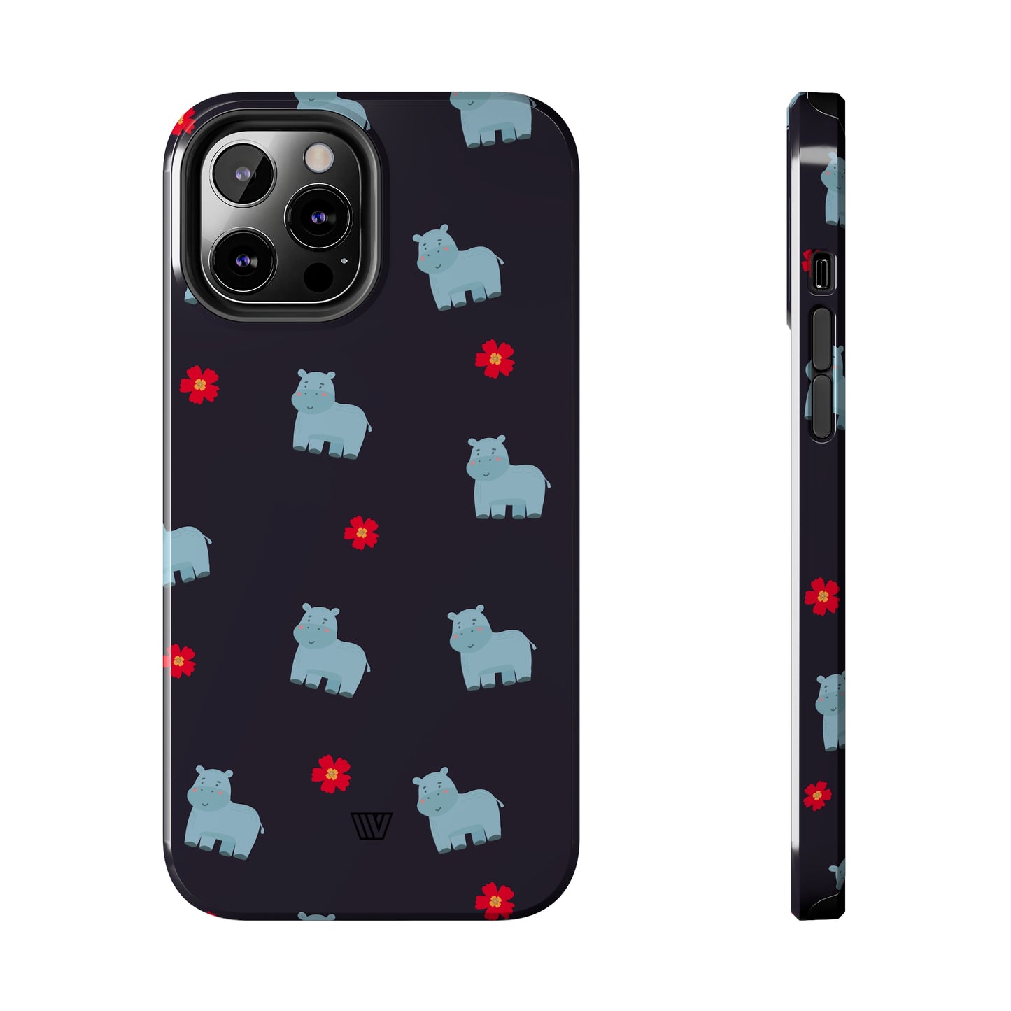 HIPPO PATTERN | Tough iPhone Case - Trovvve