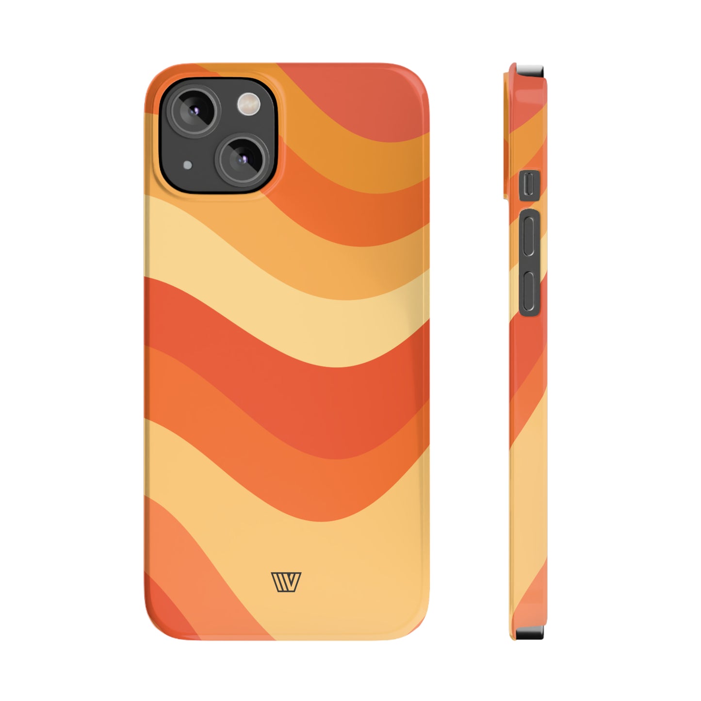 RETRO GROOVY WAVES | Slim iPhone Case - Trovvve