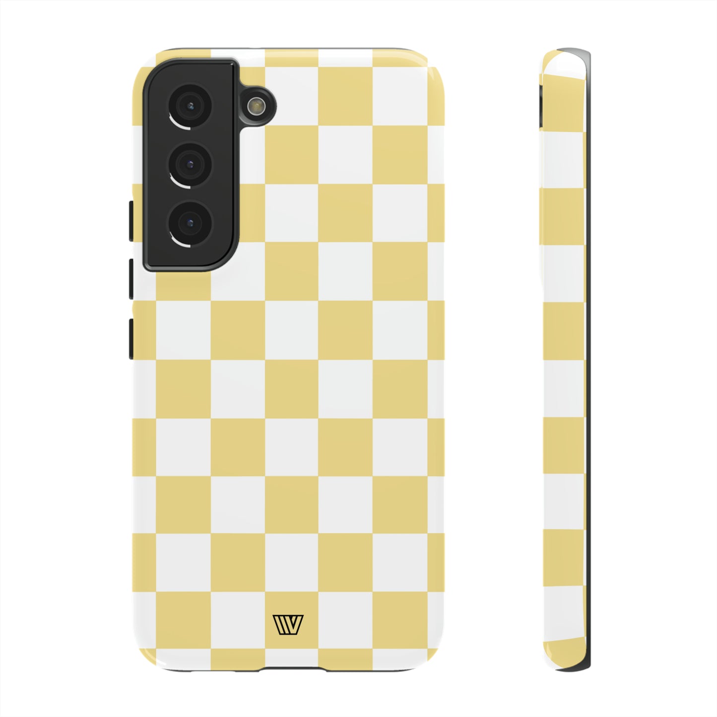 BANANA YELLOW CHECKERBOARD | Tough Phone Case - Trovvve
