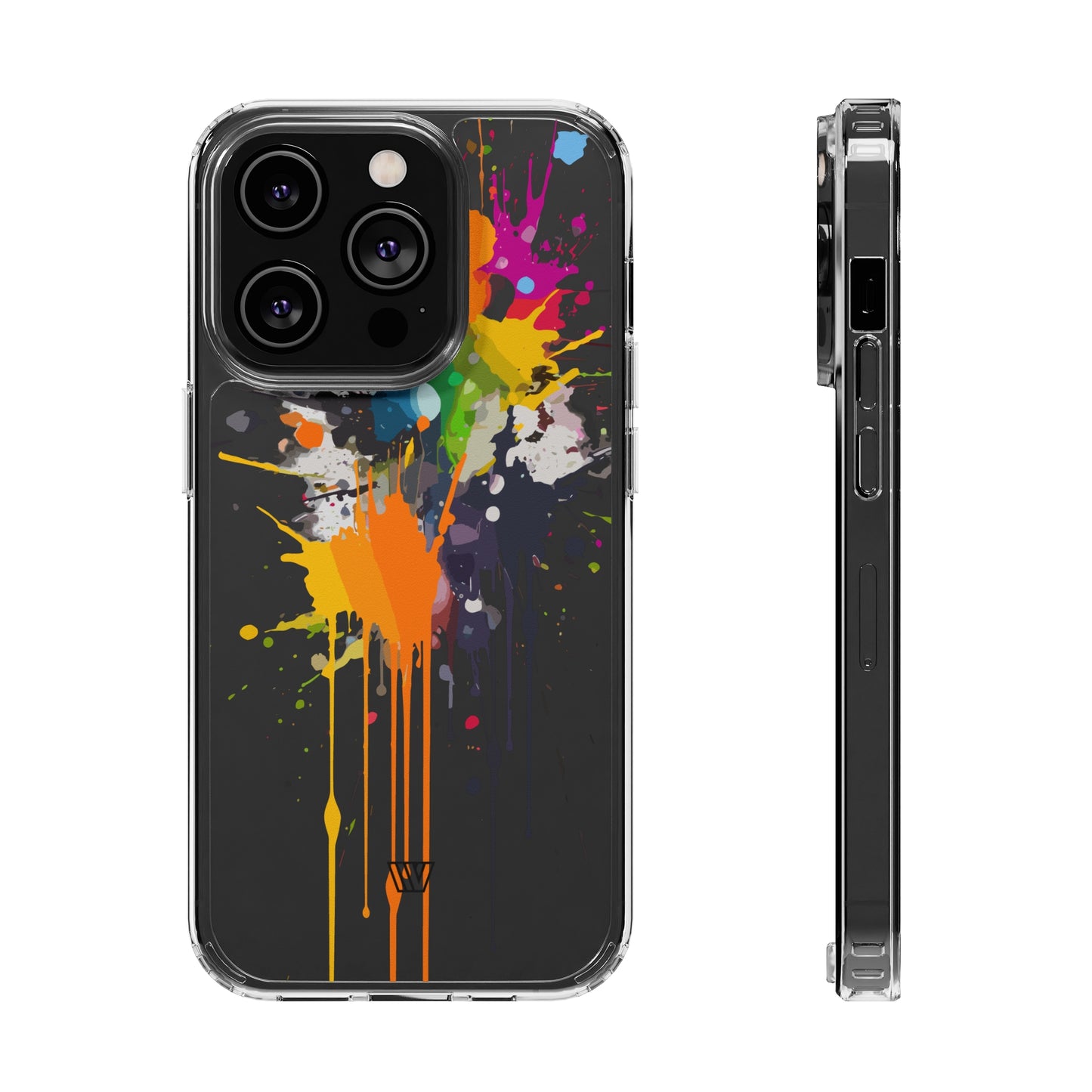 PAINT SPLATTER | Clear Phone Case