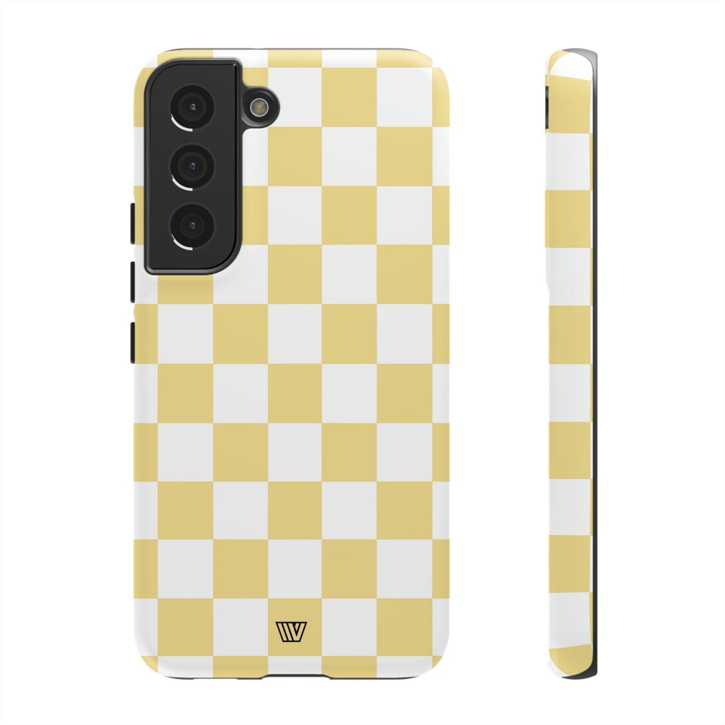BANANA YELLOW CHECKERBOARD | Tough Phone Case - Trovvve