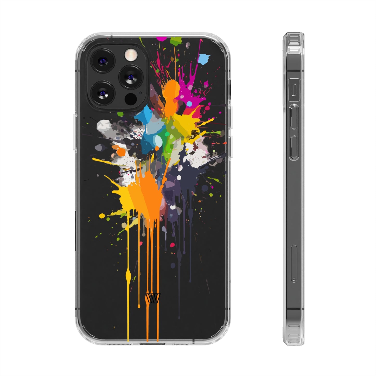 PAINT SPLATTER | Clear Phone Case