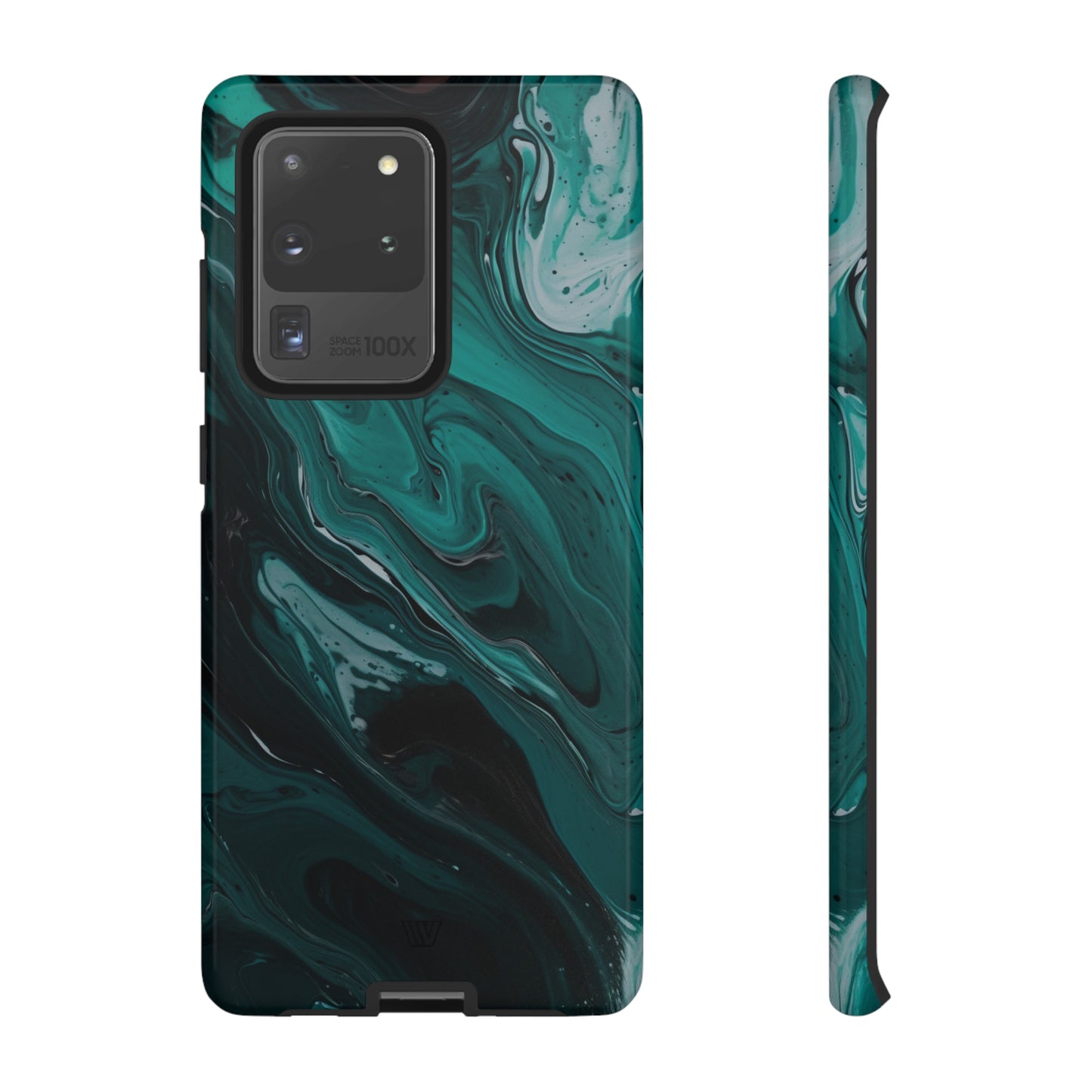 TEAL PAINT SWIRL | Tough Phone Case - Trovvve