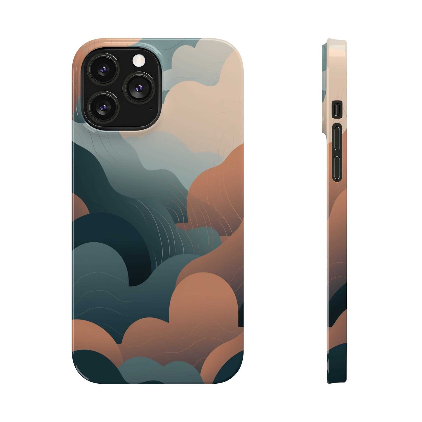 ABSTRACT FLUFFY CLOUDS | Slim iPhone Case - Trovvve
