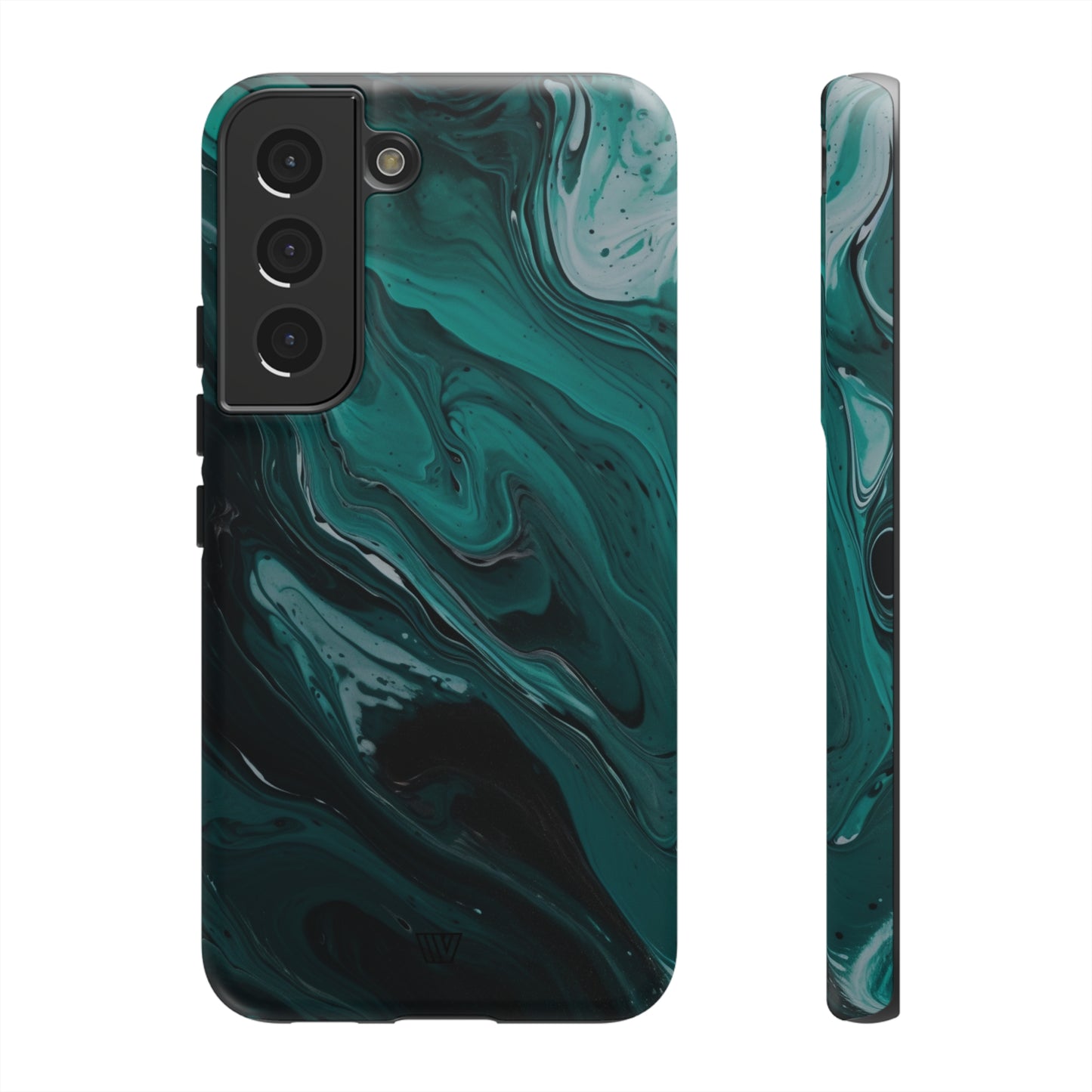 TEAL PAINT SWIRL | Tough Phone Case - Trovvve