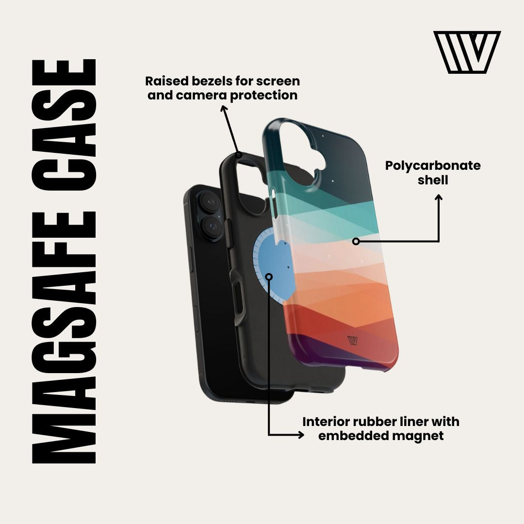 DOODLE PAINT BRUSH STROKES | MagSafe Tough iPhone Case