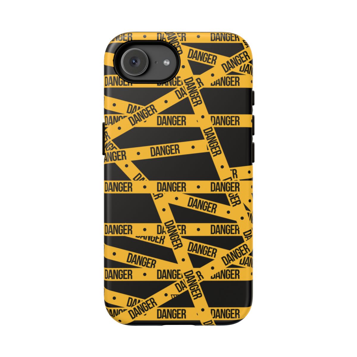 Danger Tape Tough Phone Case – iPhone 16e, Matte