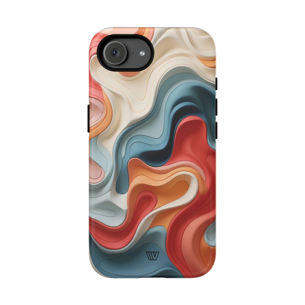 3D Colorful Clay Tough Phone Case – iPhone 16e, Matte
