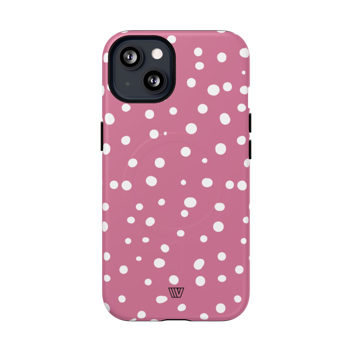 Blush Red Dots MagSafe Tough iPhone Case β iPhone 13, Matte