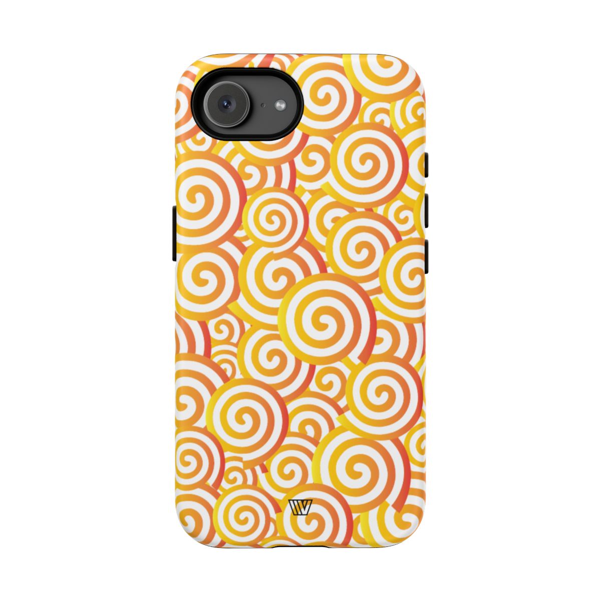 Abstract Spiral Orange Tough Phone Case – iPhone 16e, Matte